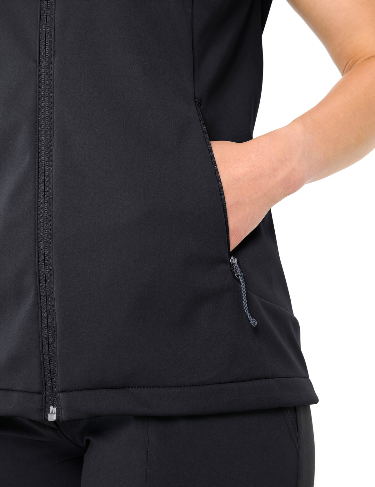 VAUDE Softshellweste »Women's Everhike Softshell Vest« wasserabweisend, windabweisend, wärmeisolierend, sportlicher Stil