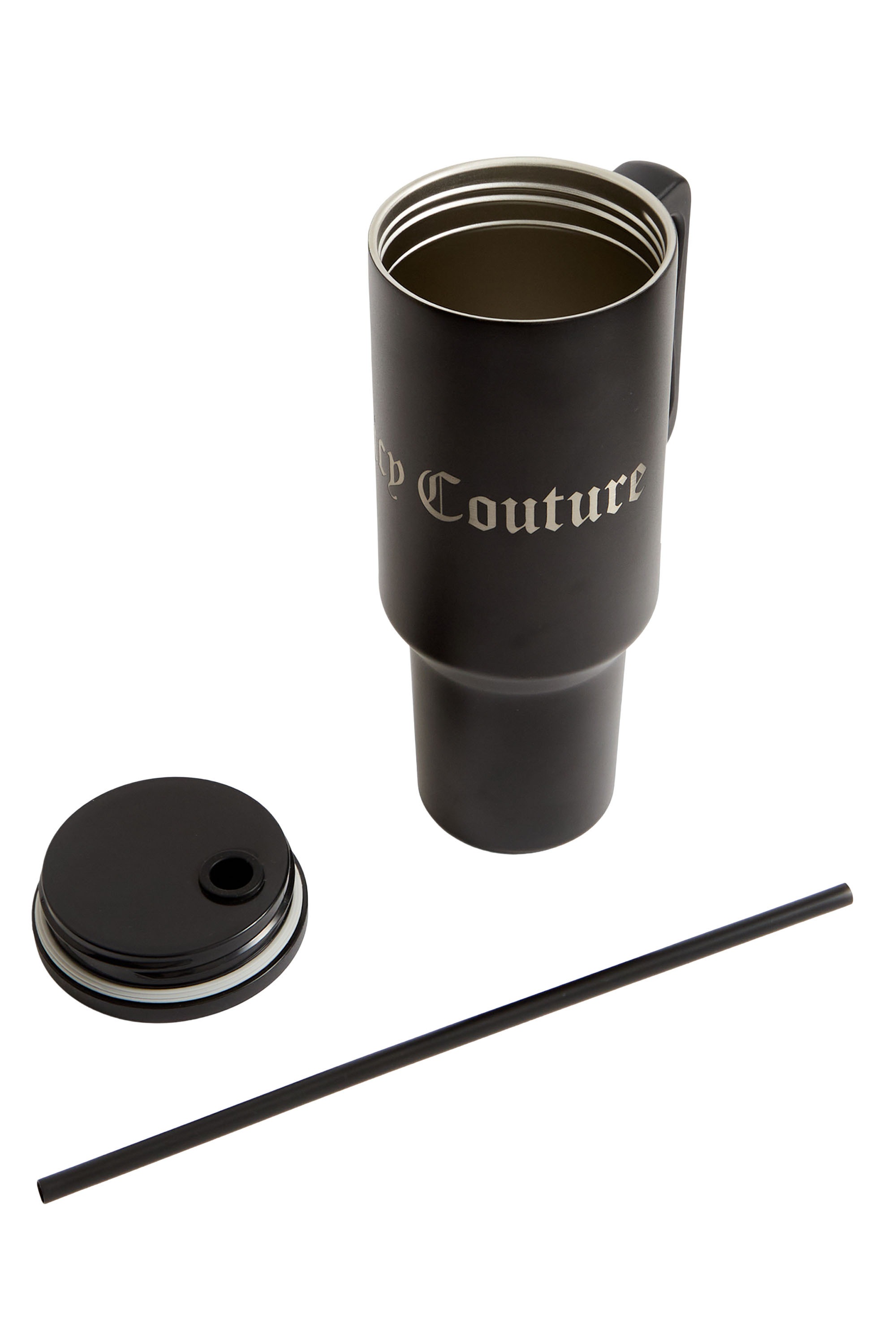 Juicy Couture Thermobecher "STEEL TUMBLER WITH STRAW Unisex" Getränkebecher günstig online kaufen
