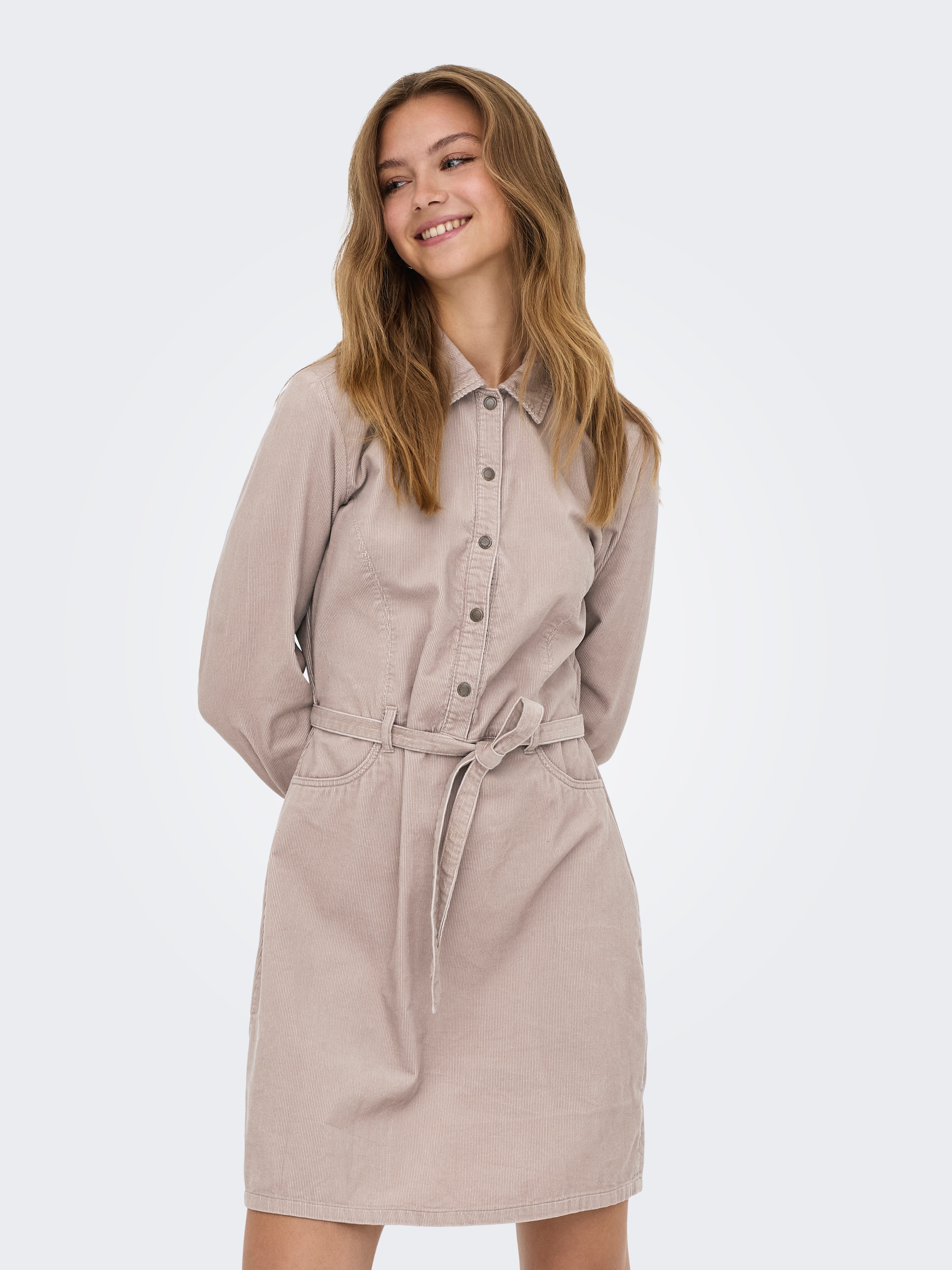 ONLY Cordkleid "ONLNESSA L/S CORD DRESS CC PNT" Eingrifftaschen günstig online kaufen