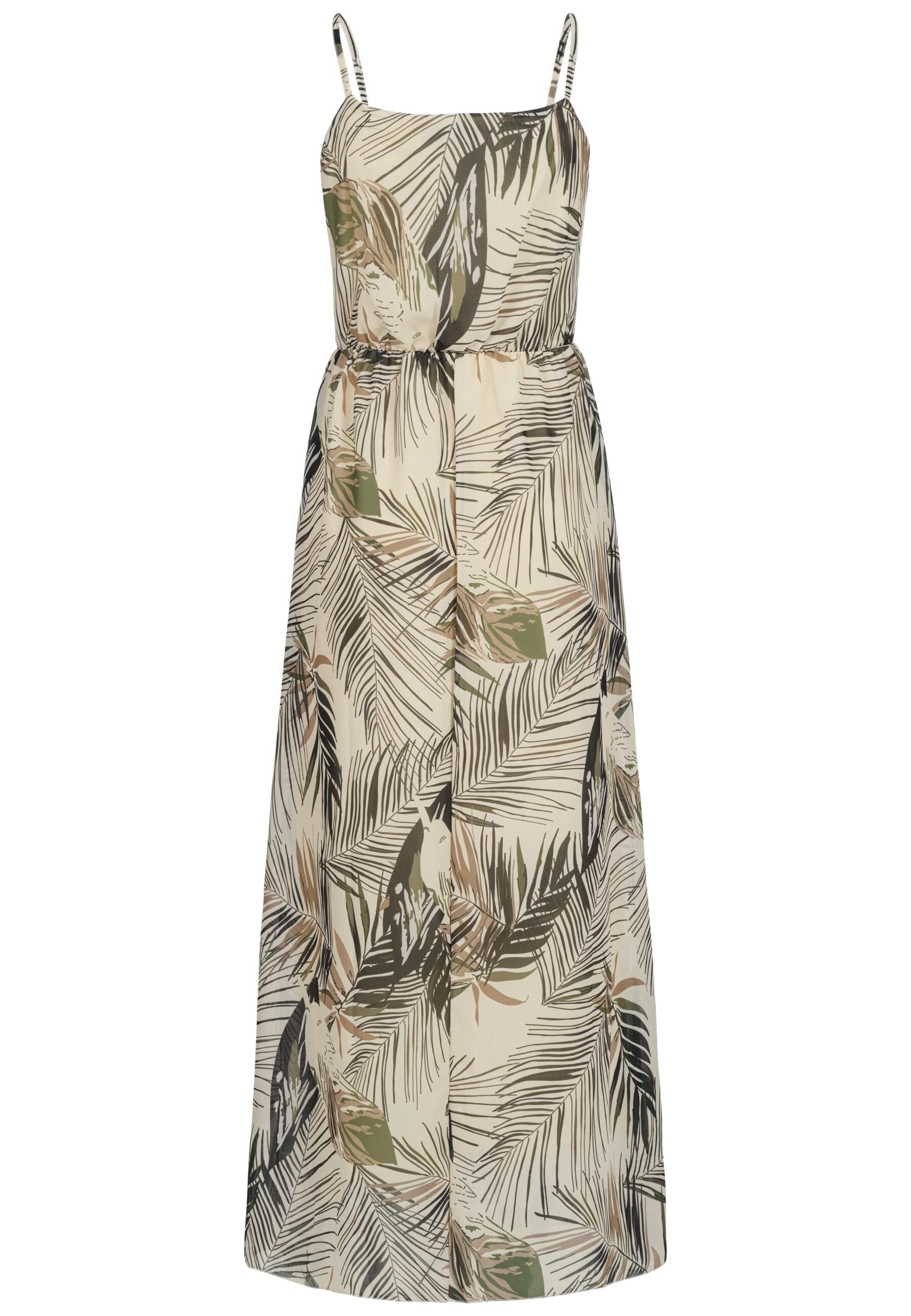 CLOUD 5IVE Shirtkleid »CLOUD 5IVE 2-Layered Maxi-Dress Tropical Print« 1 Stk. tlg.