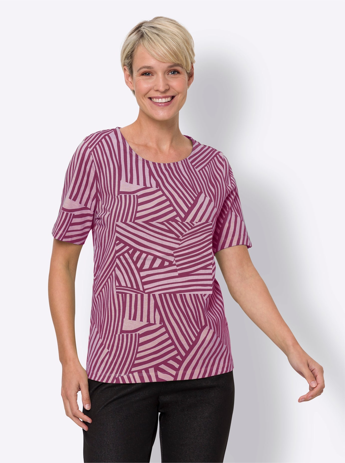Classic Basics Rundhalsshirt "Kurzarm-Shirt" 1 Stk. tlg. günstig online kaufen