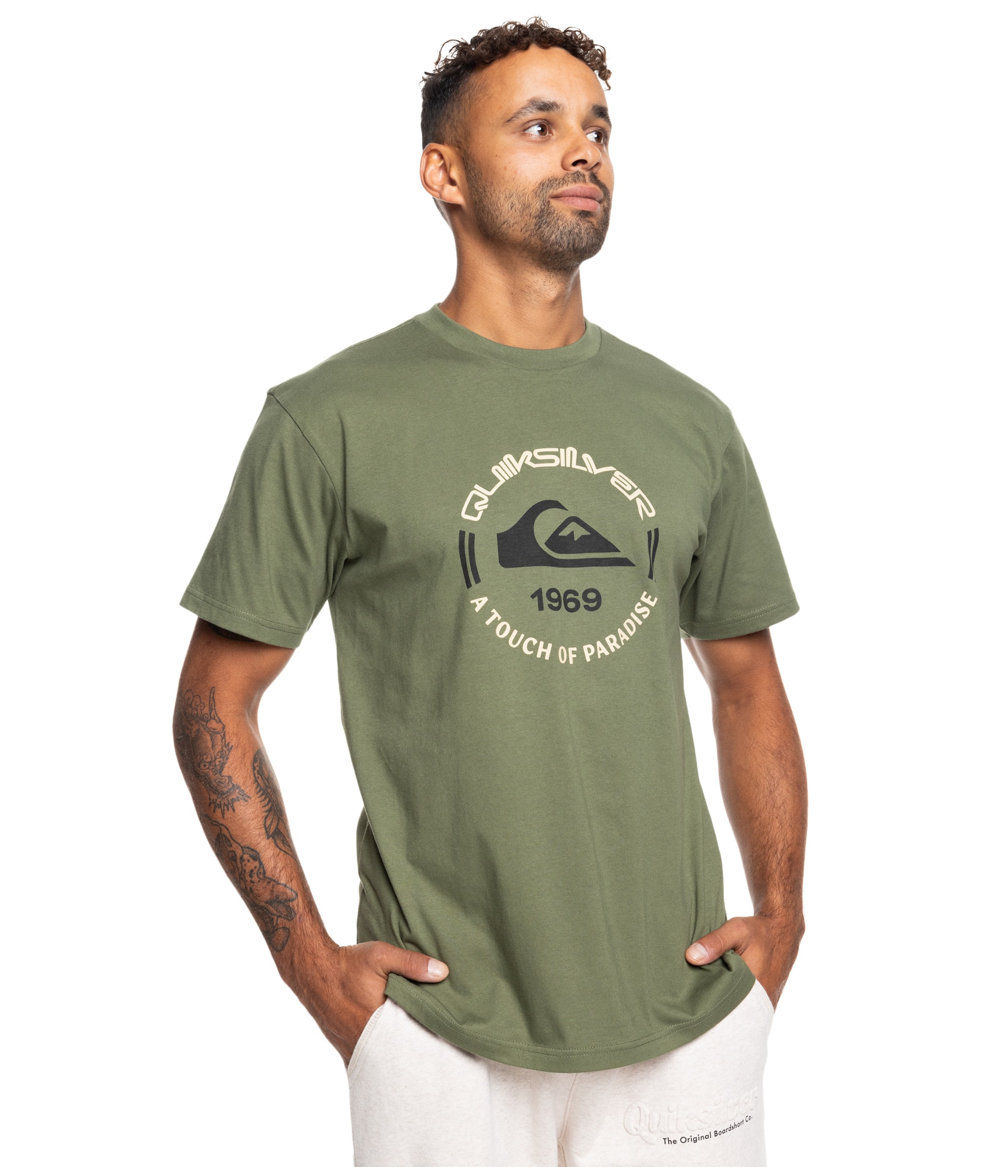 Quiksilver T-Shirt "CIRCLE LOGO SHORT SLEEVE" günstig online kaufen