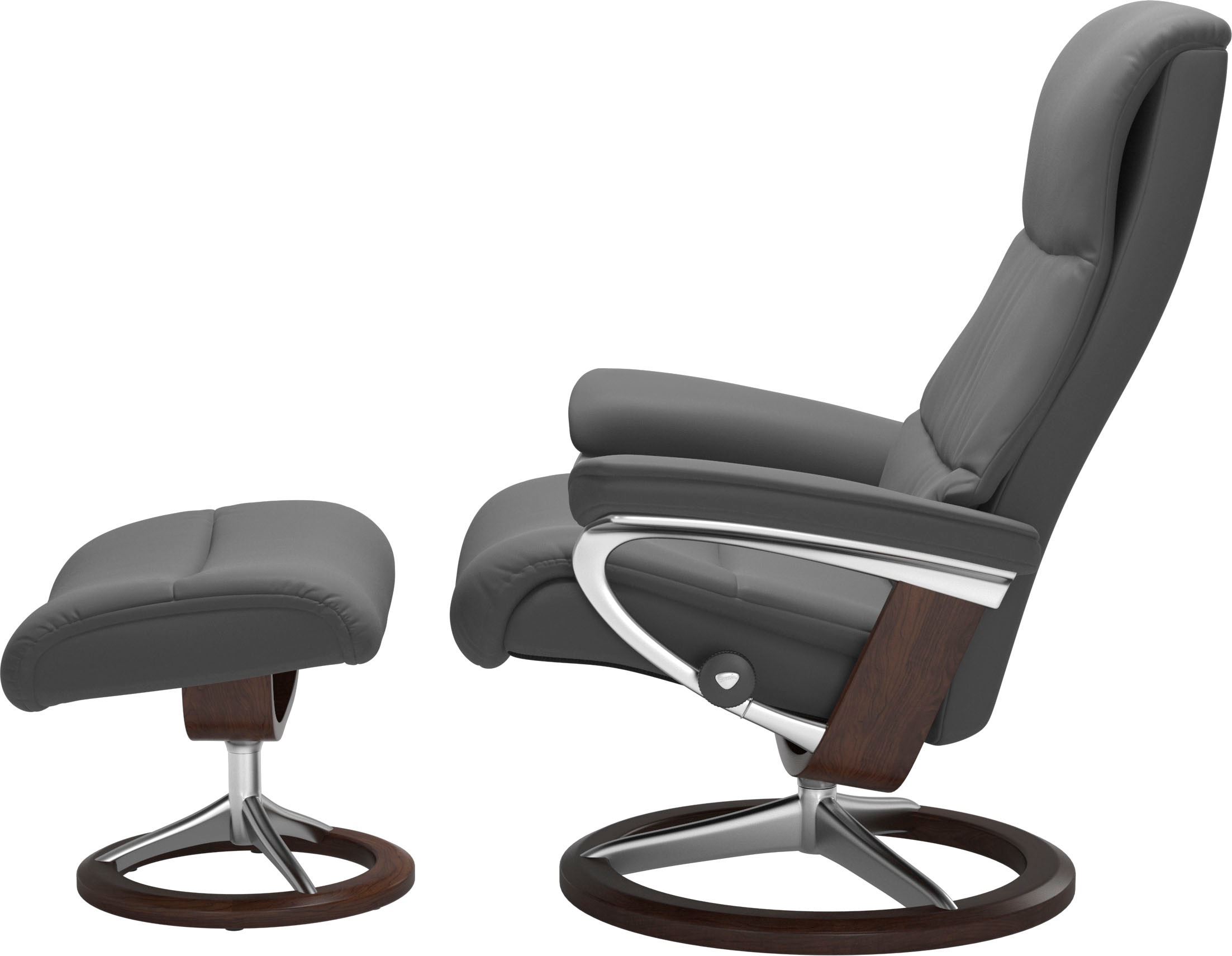 Thumbnail - Stressless "View" mit Signature Base,Gestell Braun