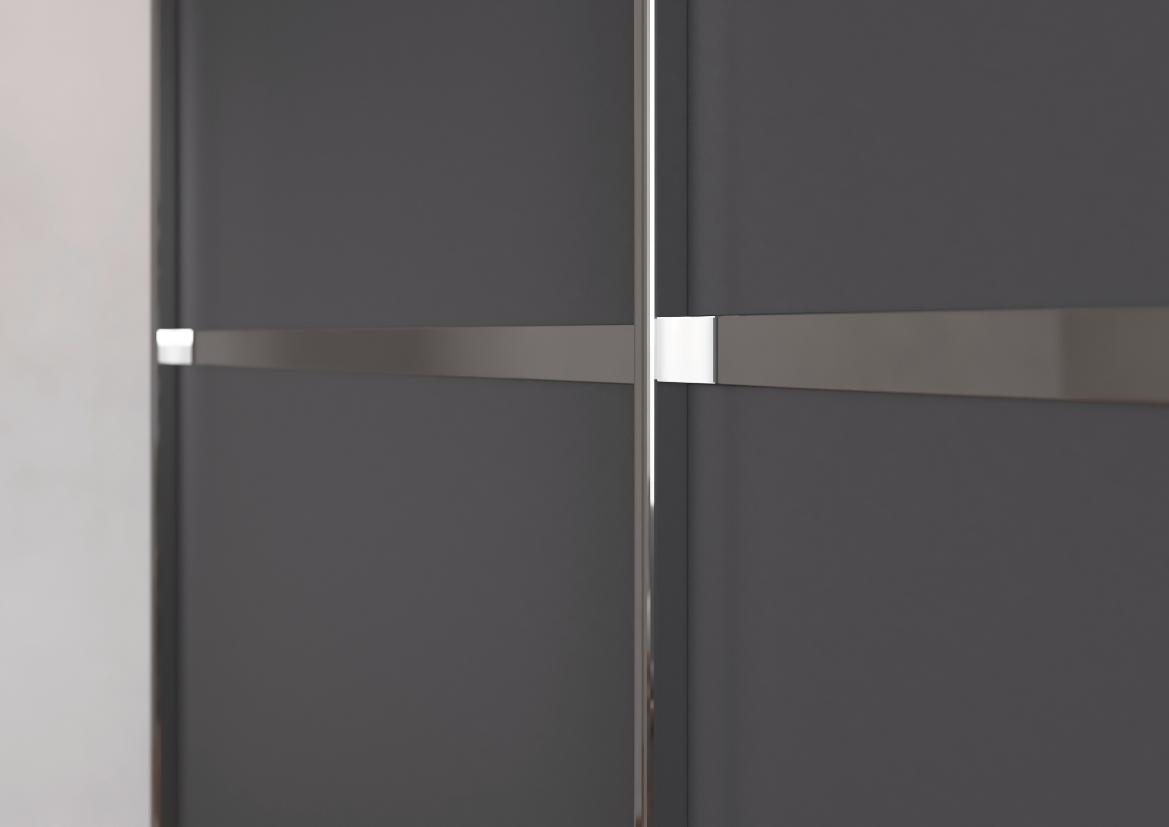rauch Kleiderschrank »Schwebetürenschrank OTTO´s Choice Garderobe Schrank TOP ANGEBOT Avola«, (in 3 verschiedenen Ausstattungen BASIC/CLASSIC/PREMIUM inkl. Spiegel), mit eleganten Zierleisten in Chrom, Schwarz oder Weiß MADE IN GERMANY