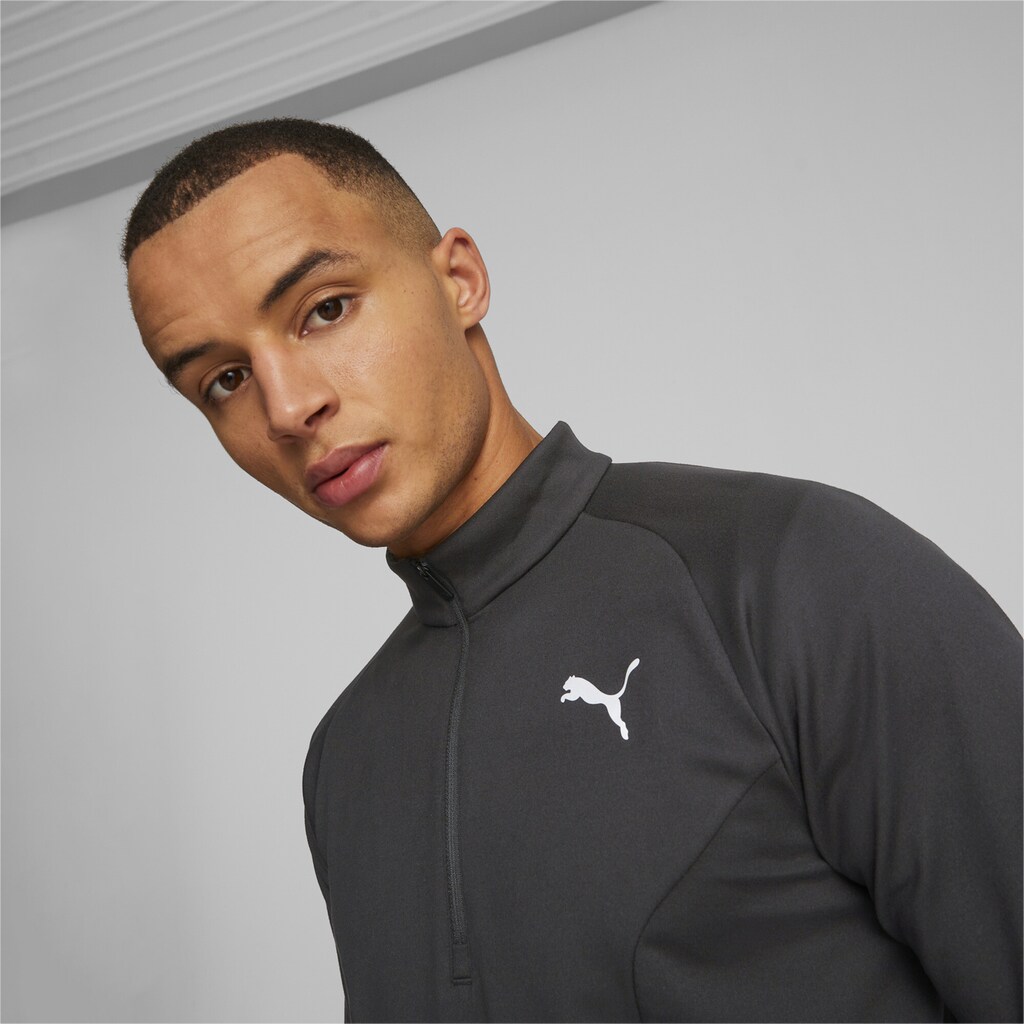 PUMA Trainingspullover »Run CLOUDSPUN Knit Half-Zip Top Herren«