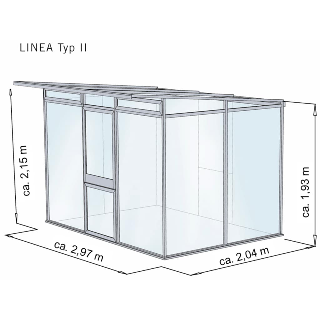 KGT Gewächshaus »Linea II«