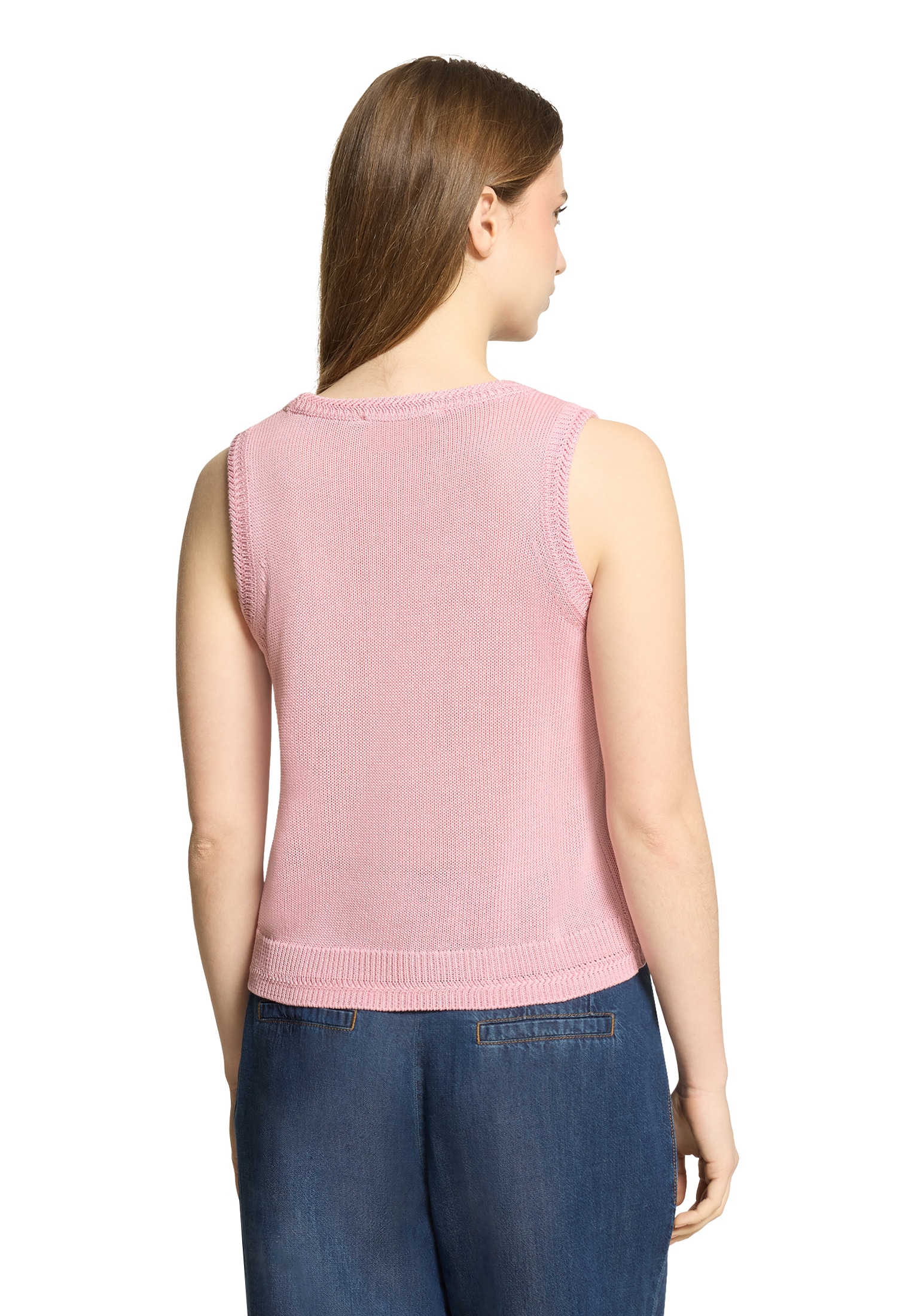 Cartoon Stricktop »Damen mit Rundhalsausschnitt«