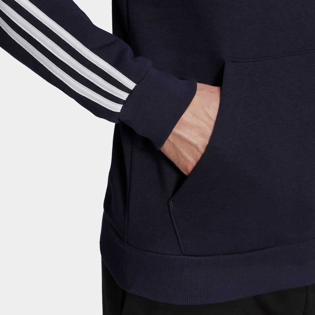 adidas Sportswear Kapuzensweatshirt »ESSENTIALS FLEECE 3STREIFEN HOODIE«