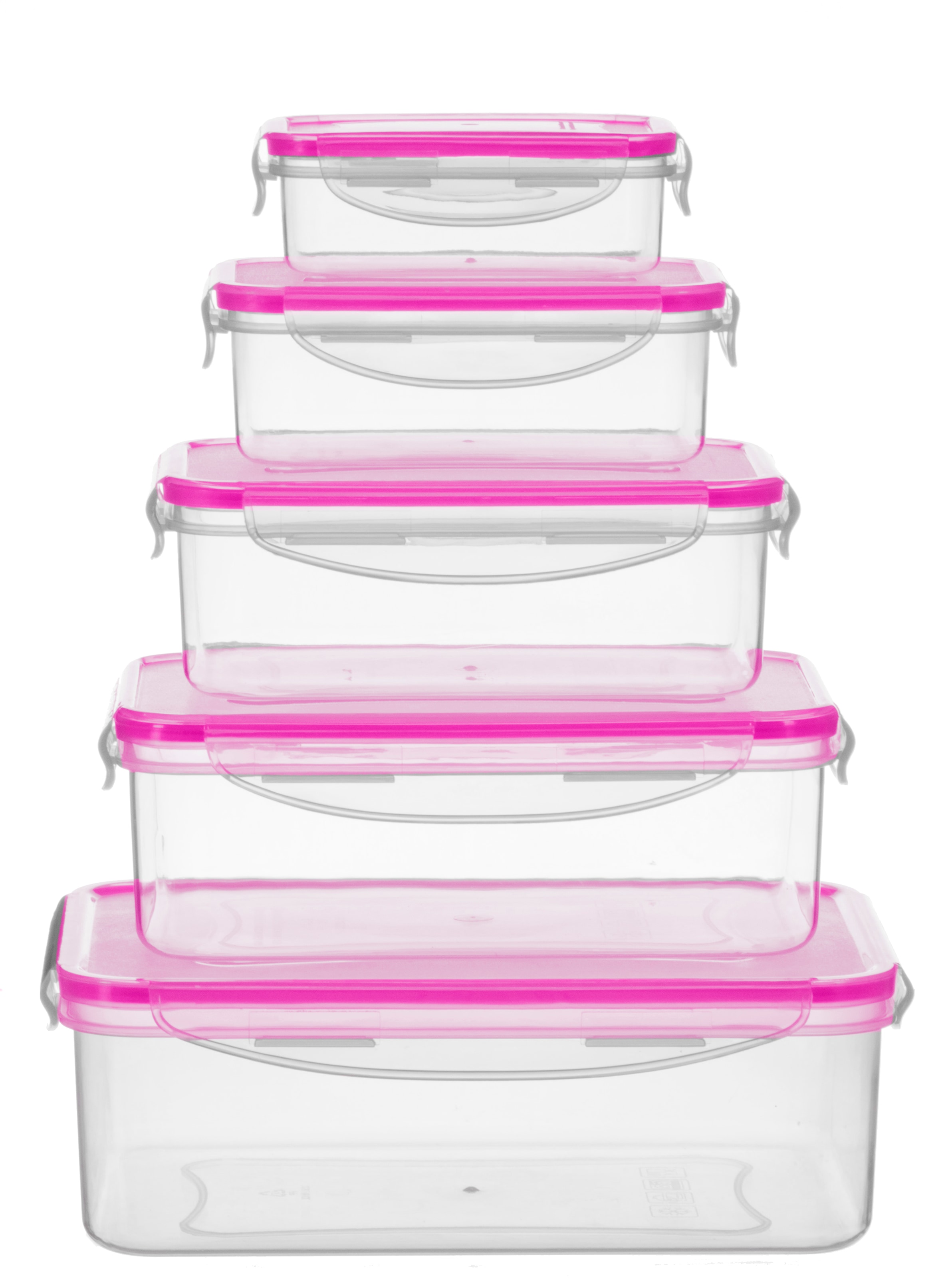 KING Frischhaltedose "BERRY" Set, 10 Stk. tlg. luftdichtem Klappverschluss, günstig online kaufen