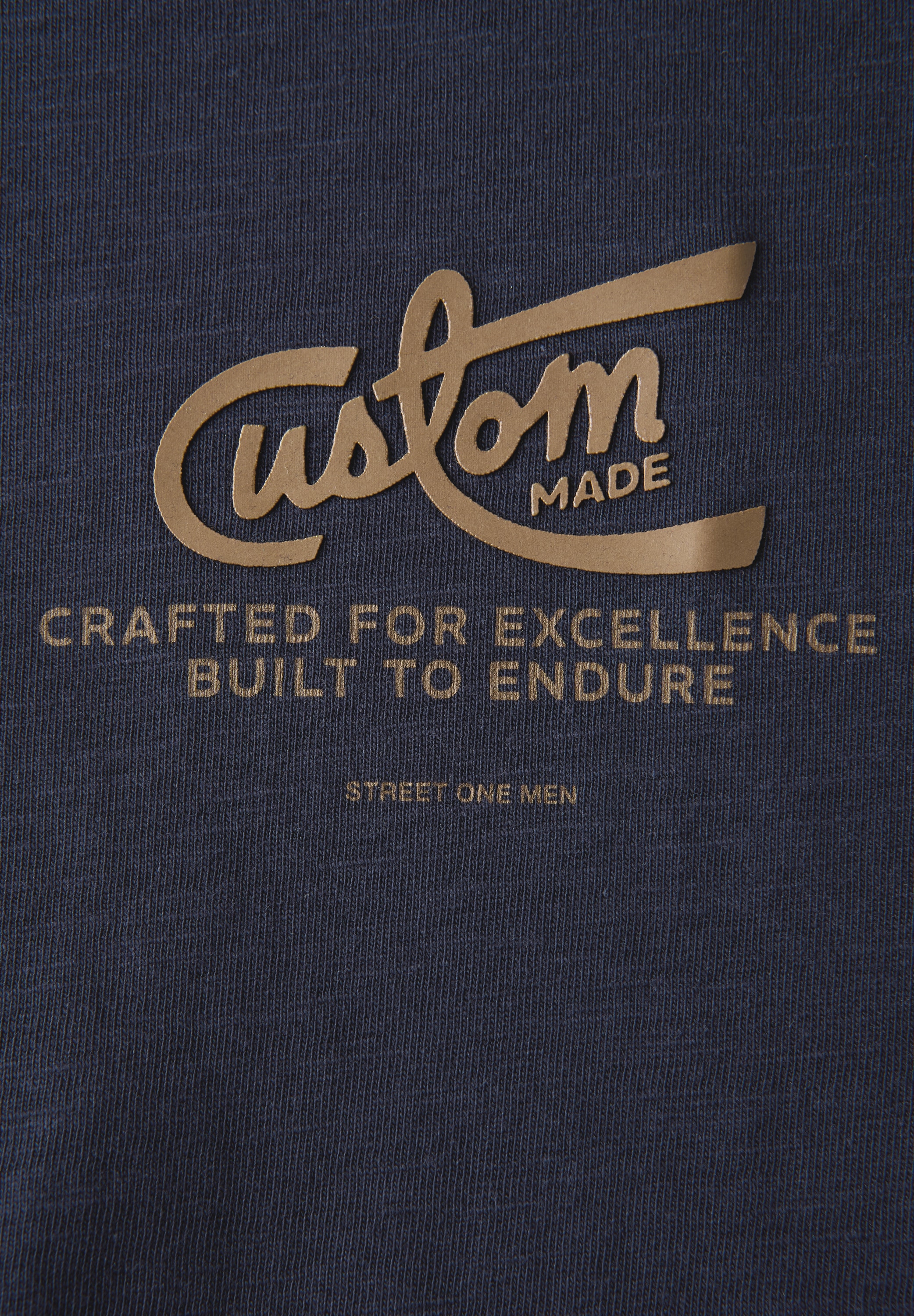 STREET ONE MEN T-Shirt, aus reiner Baumwolle
