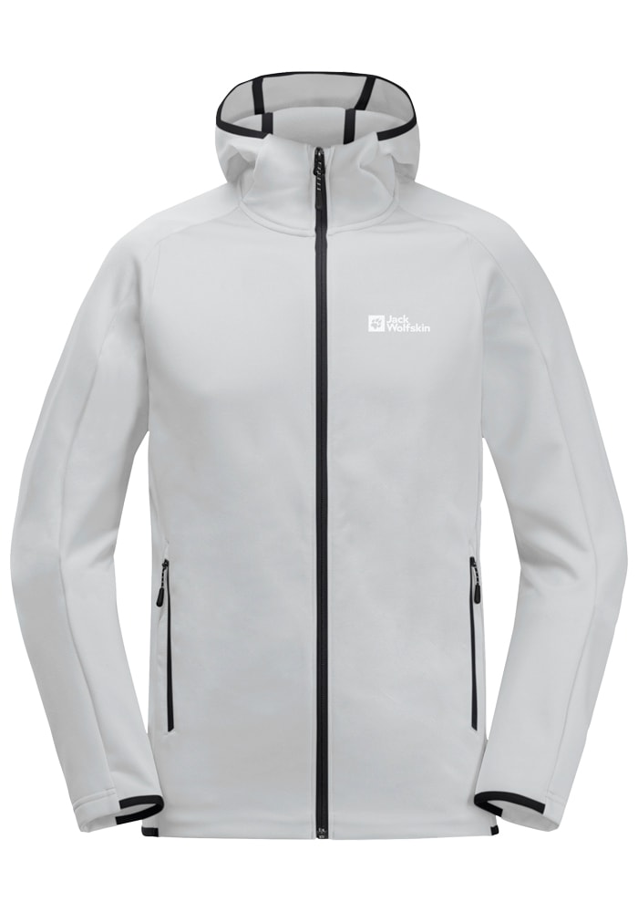 Jack Wolfskin Fleecejacke »ALPGRAT HOODED FZ M«, mit Kapuze