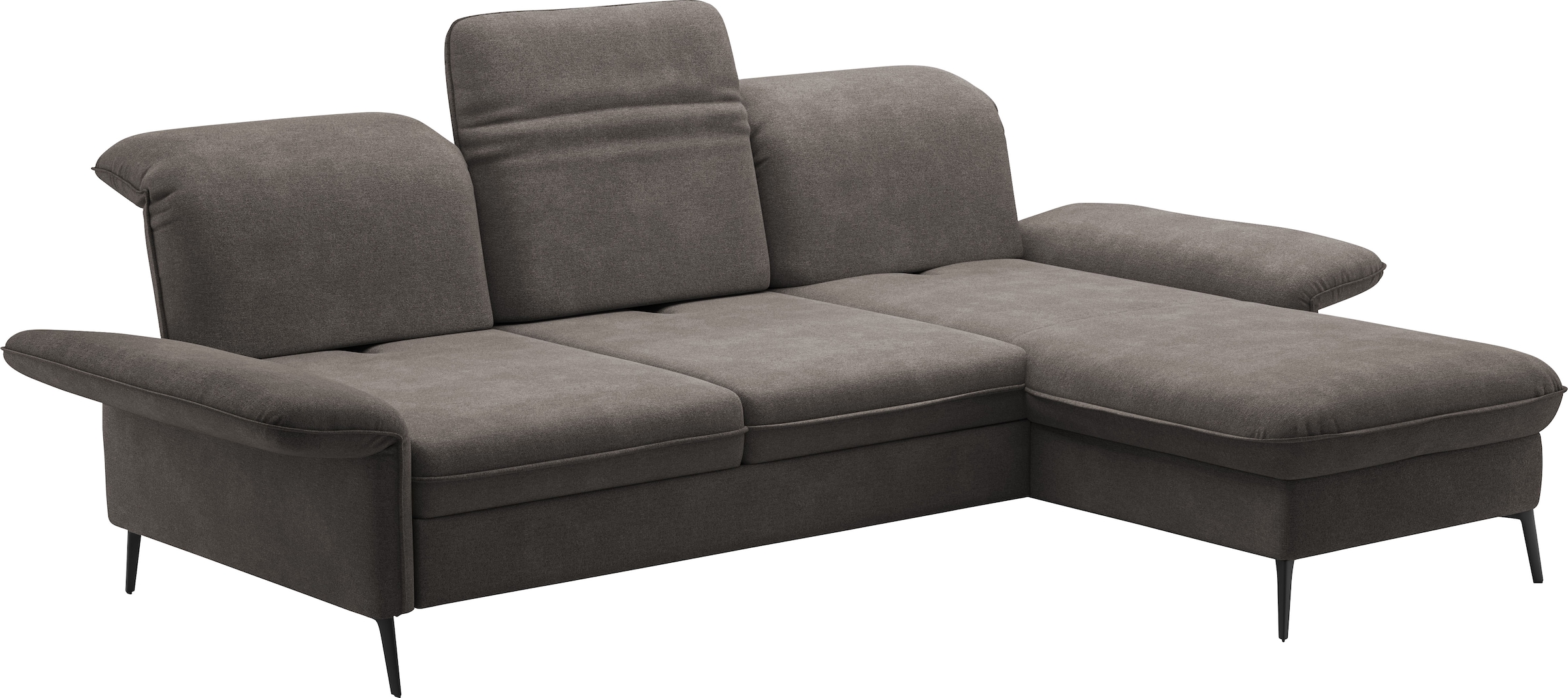sit&more Ecksofa »Emely«, mit Sitztiefenverstellung optional mit Bettfunktion und Bettkasten