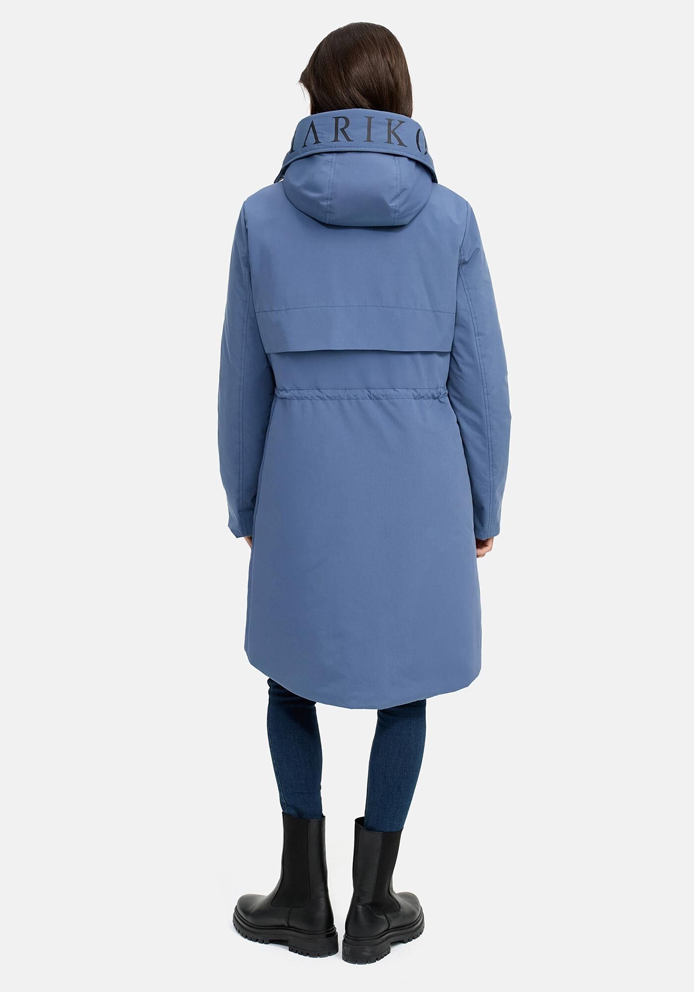 Marikoo Winterjacke »Anoukaa«, langer Parka mit abnehmbarer Kapuze