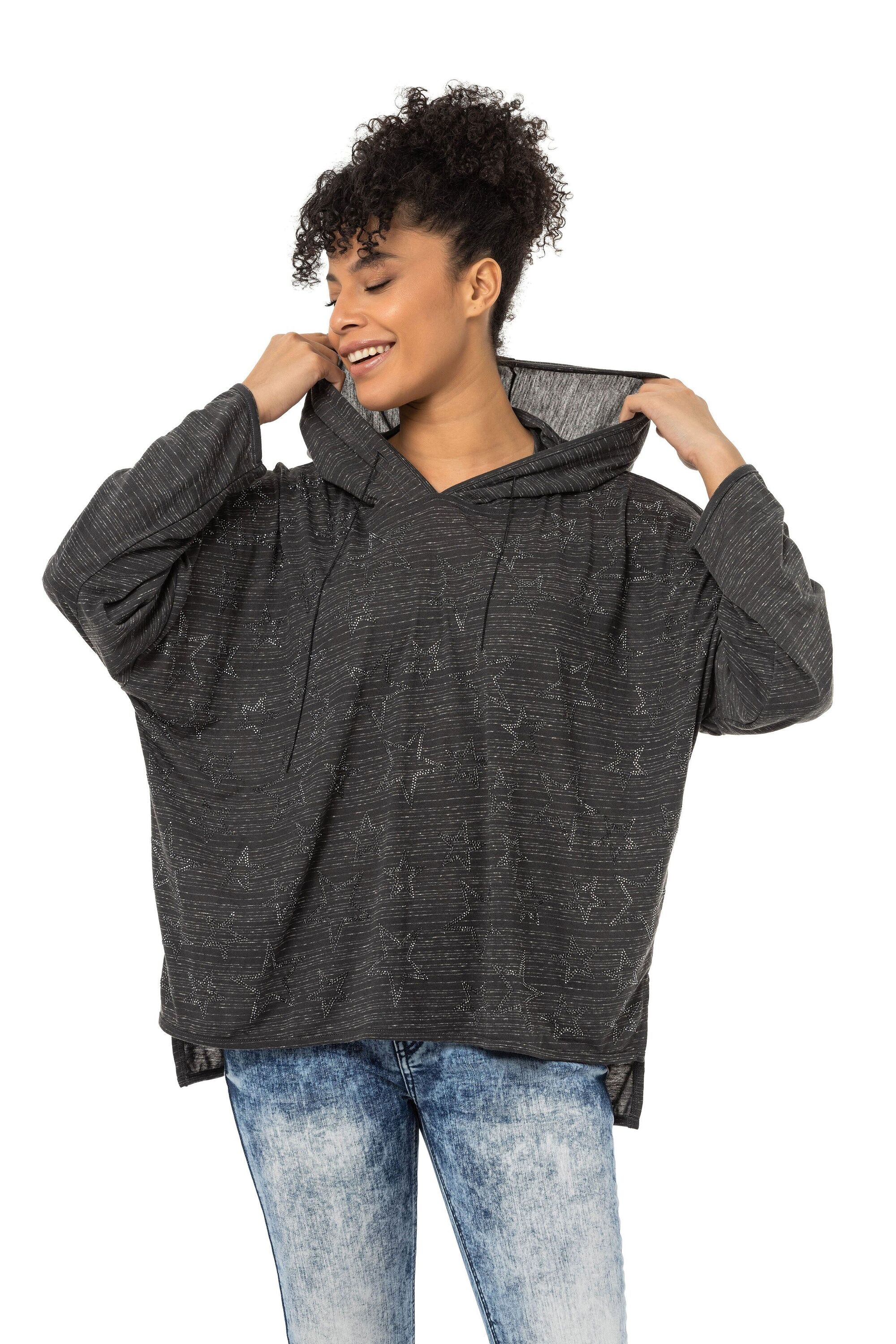 Cipo & Baxx Sweatshirt »WL357«, 1 mit Kapuze

