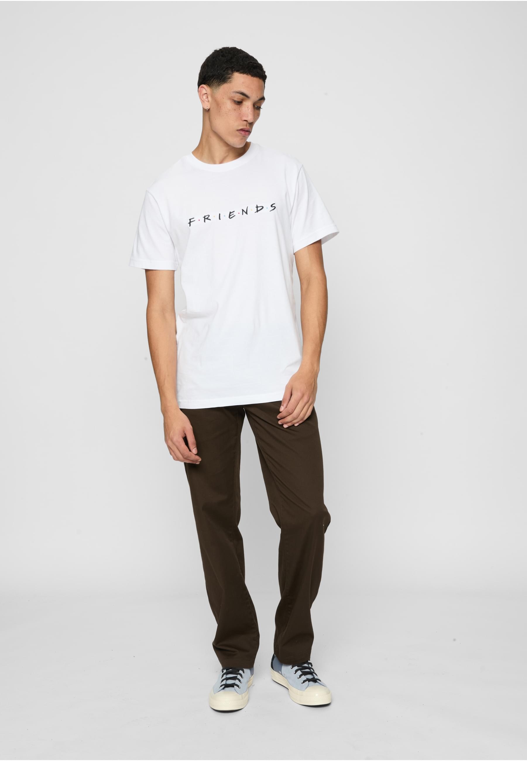 Merchcode T-Shirt »Merchcode Herren Friends Logo EMB Tee«, (1 tlg.)