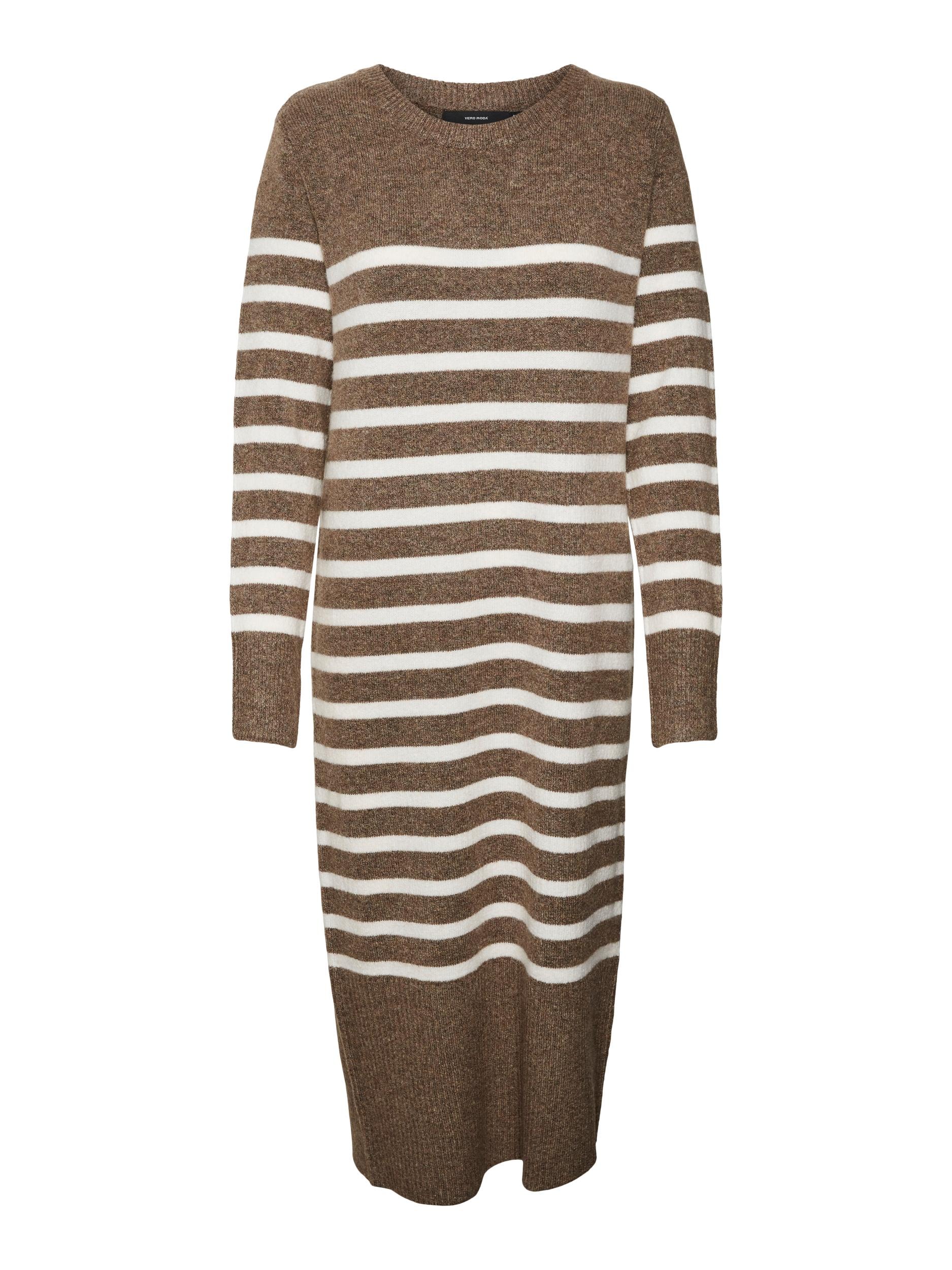 Vero Moda Strickkleid »VMPLAZA LS O-NECK CALF DRESS GA BOO« für bestellen |  BAUR