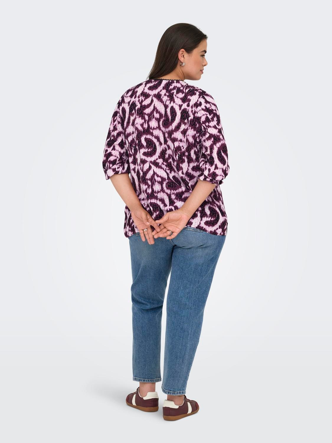 ONLY CARMAKOMA Shirtbluse »CARTYLA LIFE 3/4 BLOUSE AOP«