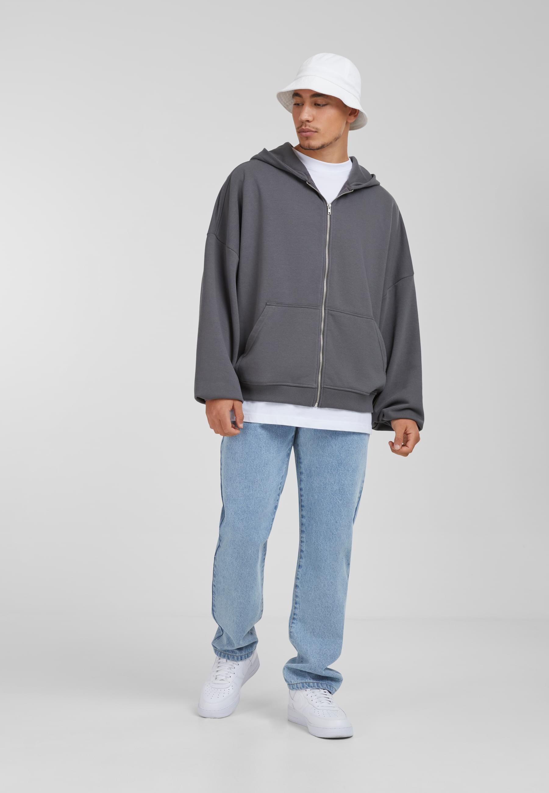URBAN CLASSICS Sweatjacke »Urban Classics Herren 90's Zip Hoody«