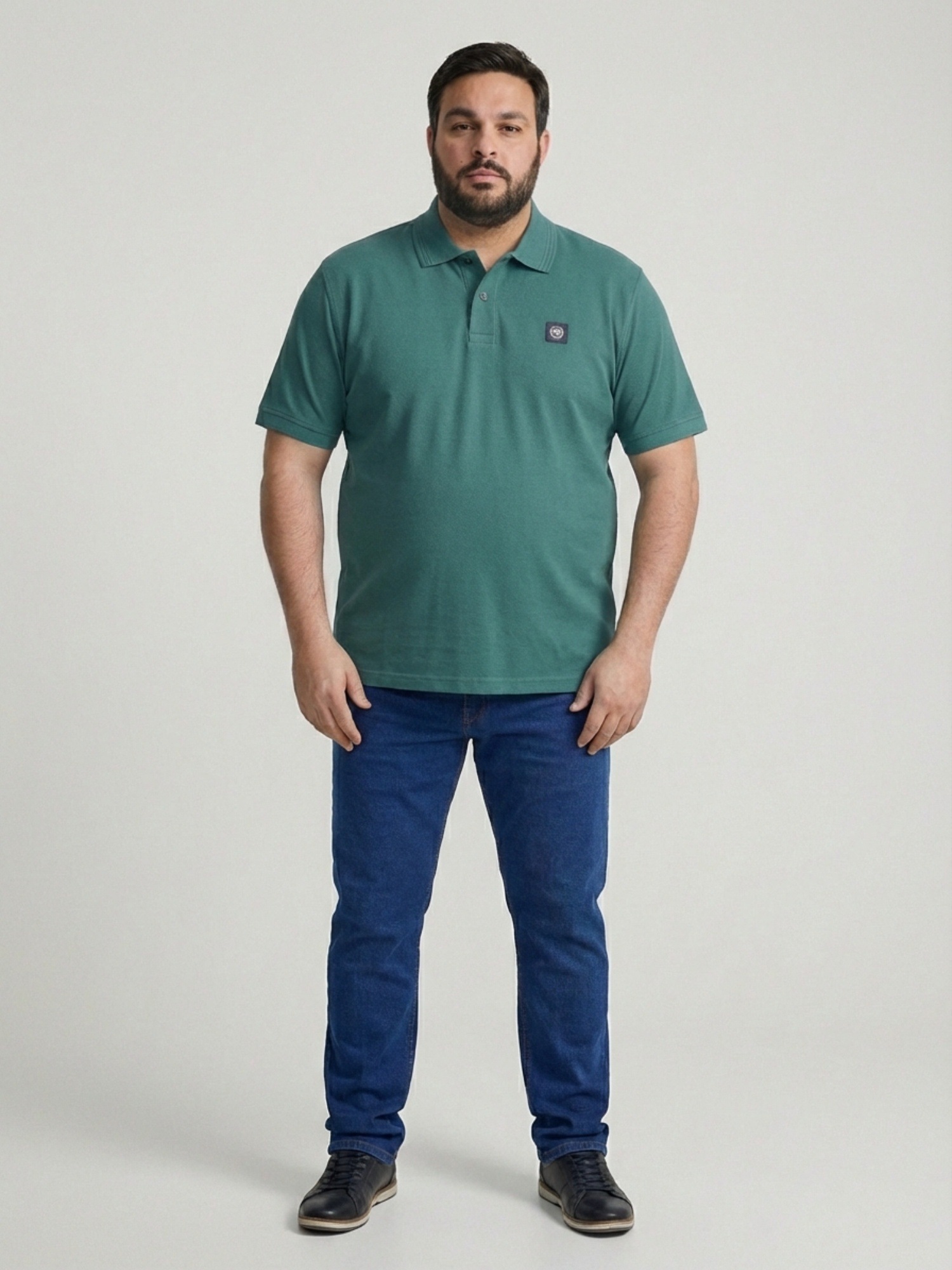 Thumbnail - LERROS Poloshirt "Poloshirt mit Waffelstruktur, grosse Größen"