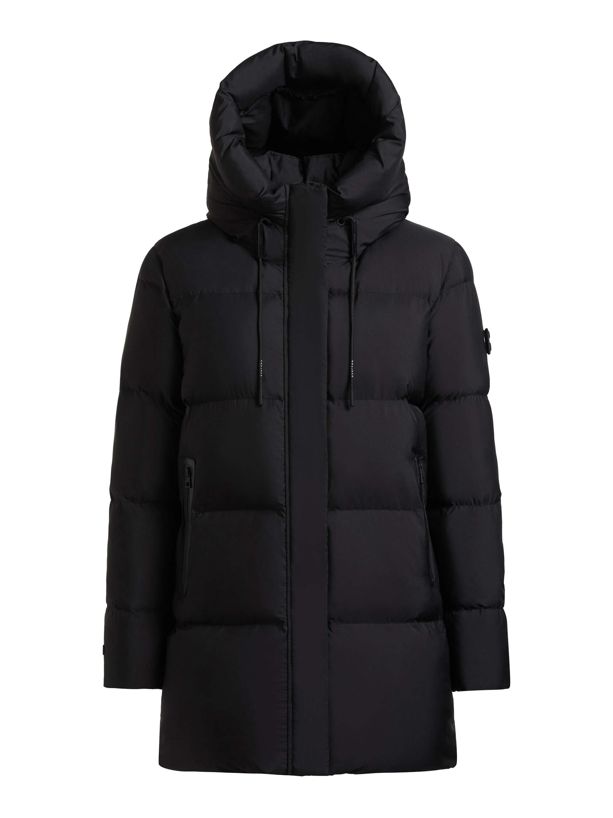 khujo Steppjacke »DROWN2 SHINY« mit Kapuze hoch schließende Kapuze mit Kordelzug, loose fit