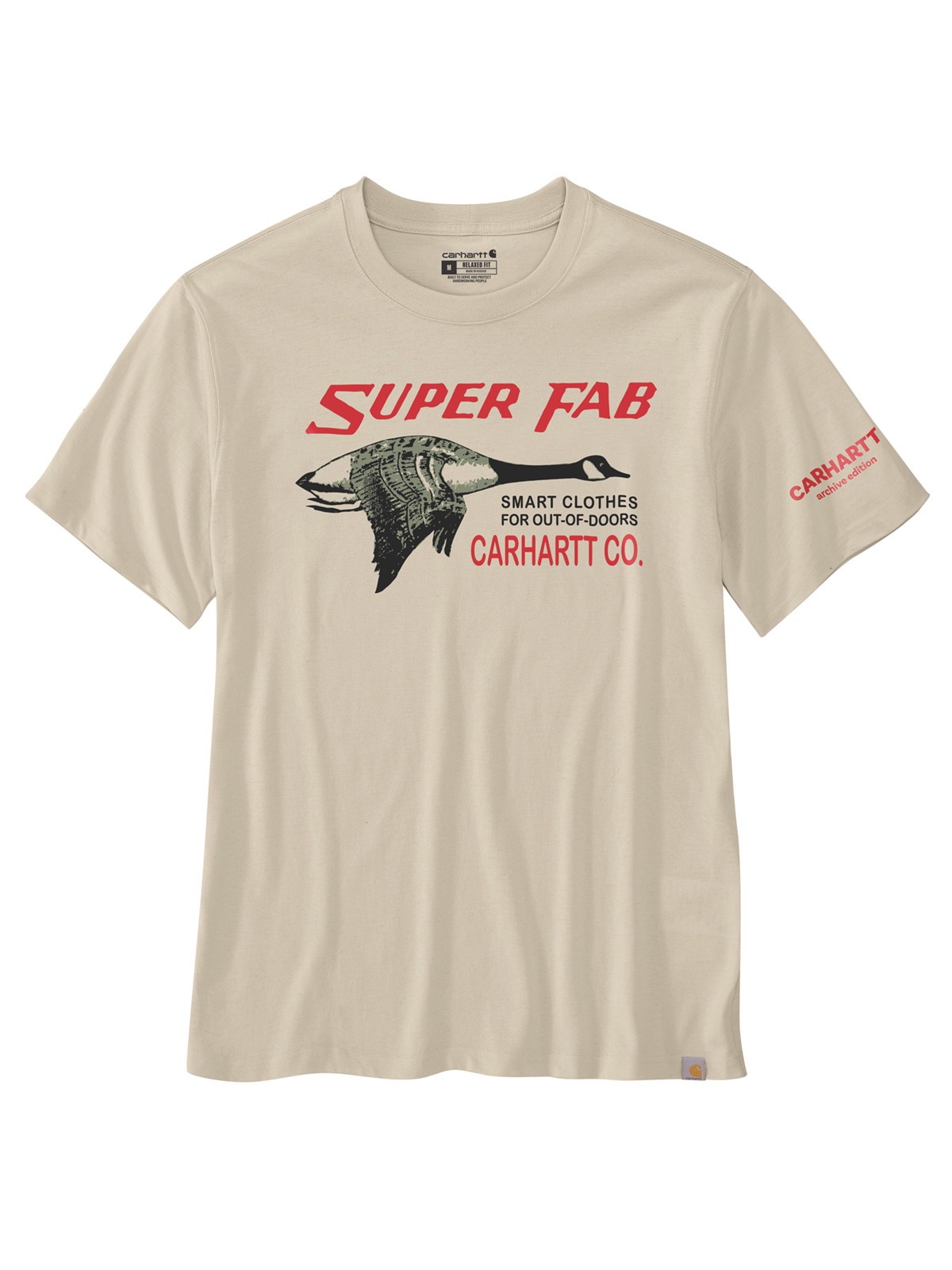 CARHARTT Herren T-Shirt "Bekleidung 107050-A16 Carhartt Graphic", beige, Gr. S, Shirts