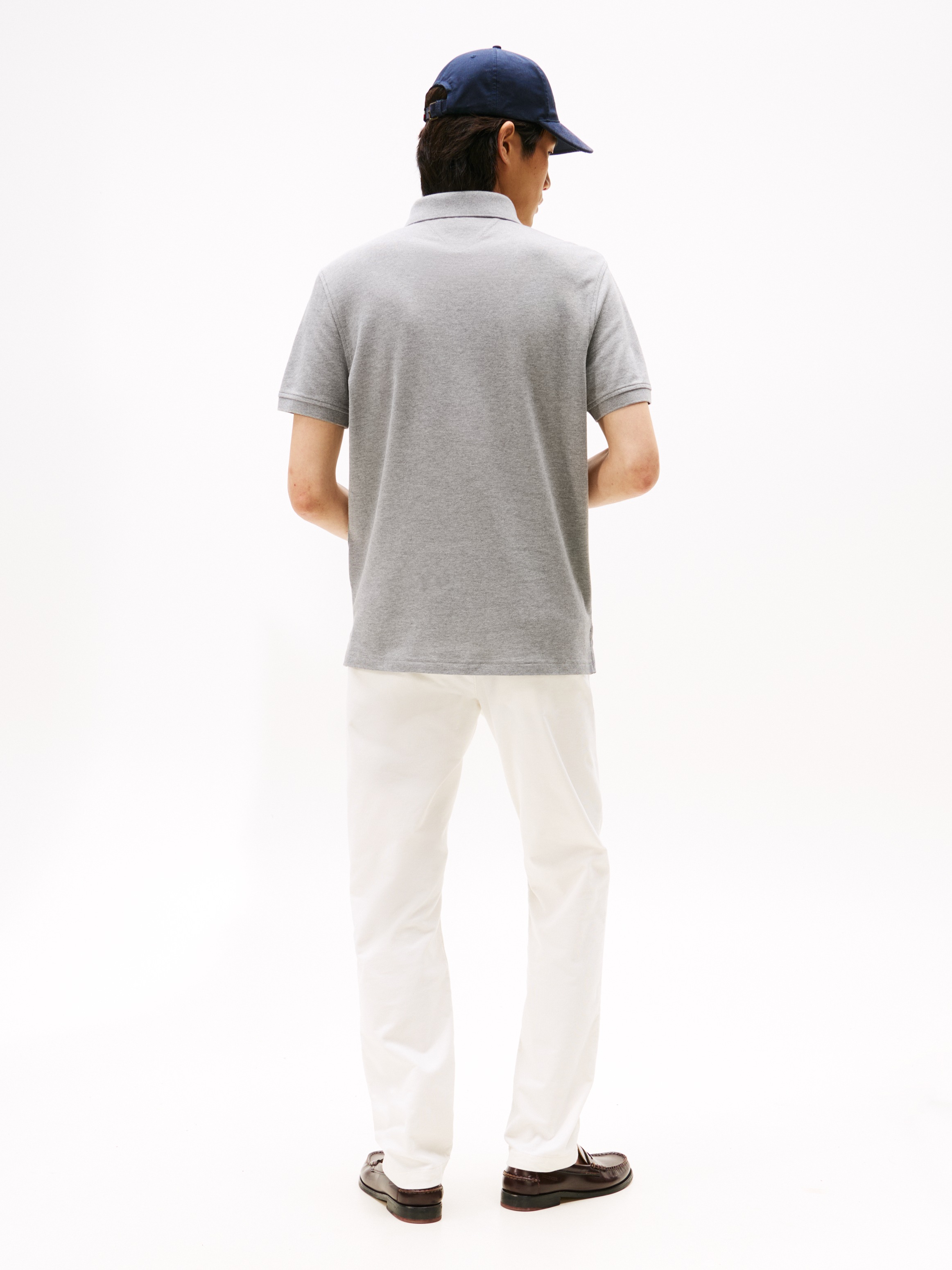 Thumbnail - Tommy Hilfiger Poloshirt "1985 REGULAR POLO mit Kontraststreifen und Knopfleiste" unifarben, sportlich, regular fit, Bau...