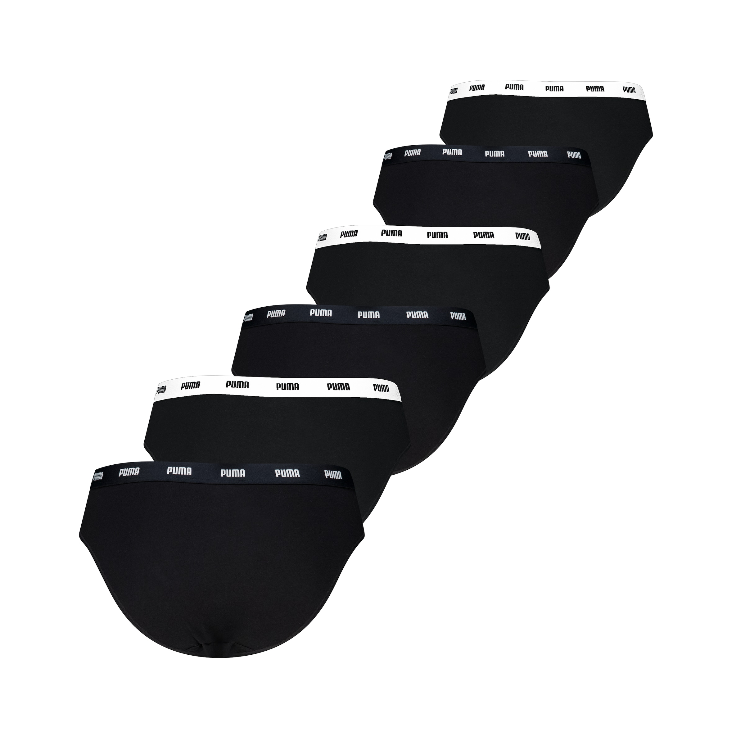 PUMA Slip »PUMA WOMEN COTTON BRIEFS« 6er Pack, 