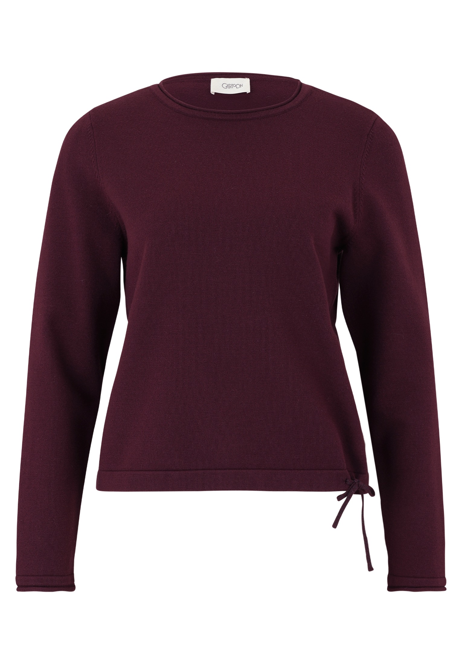 Cartoon Strickpullover "Cartoon Damen Strickpullover mit Rundhalsausschnitt günstig online kaufen