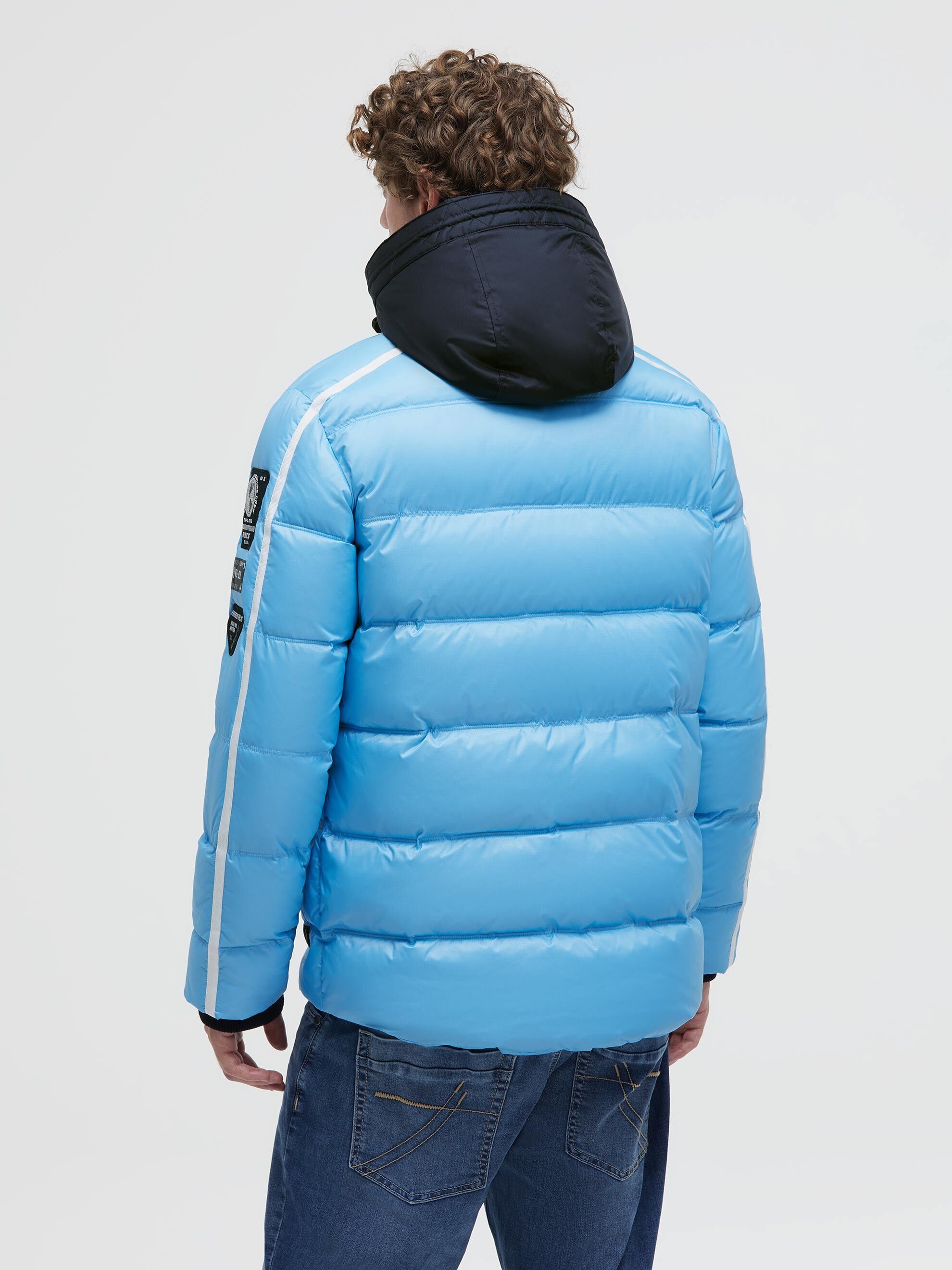 CAMP DAVID Winterjacke mit Kapuze mit Reißverschluss an den Einschubtaschen