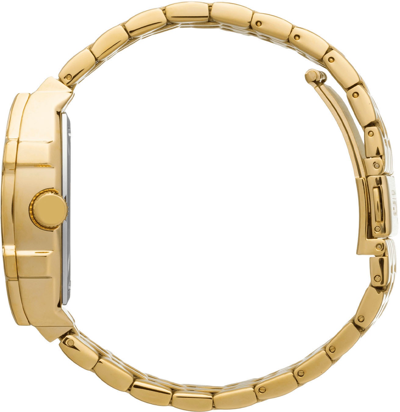 ice-watch Quarzuhr »ICE boliday - Full steel shiny - Small - 3H + Date«, Armbanduhr, Damenuhr, Edelstahlarmband, Datum, analog