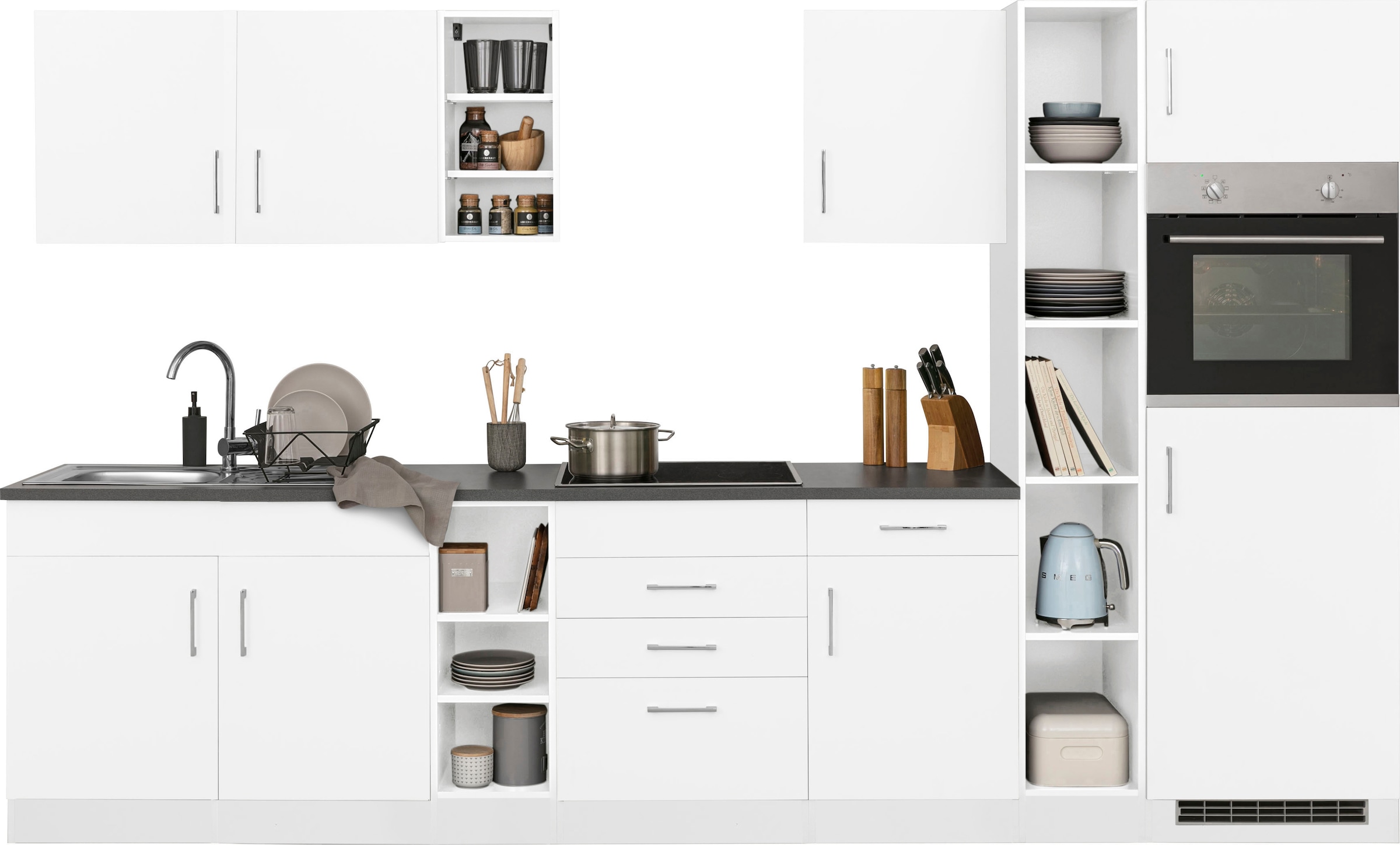 KOCHSTATION Küchenzeile "KS-Paris – Küchen mit einzigartigen Fotomotiven au günstig online kaufen