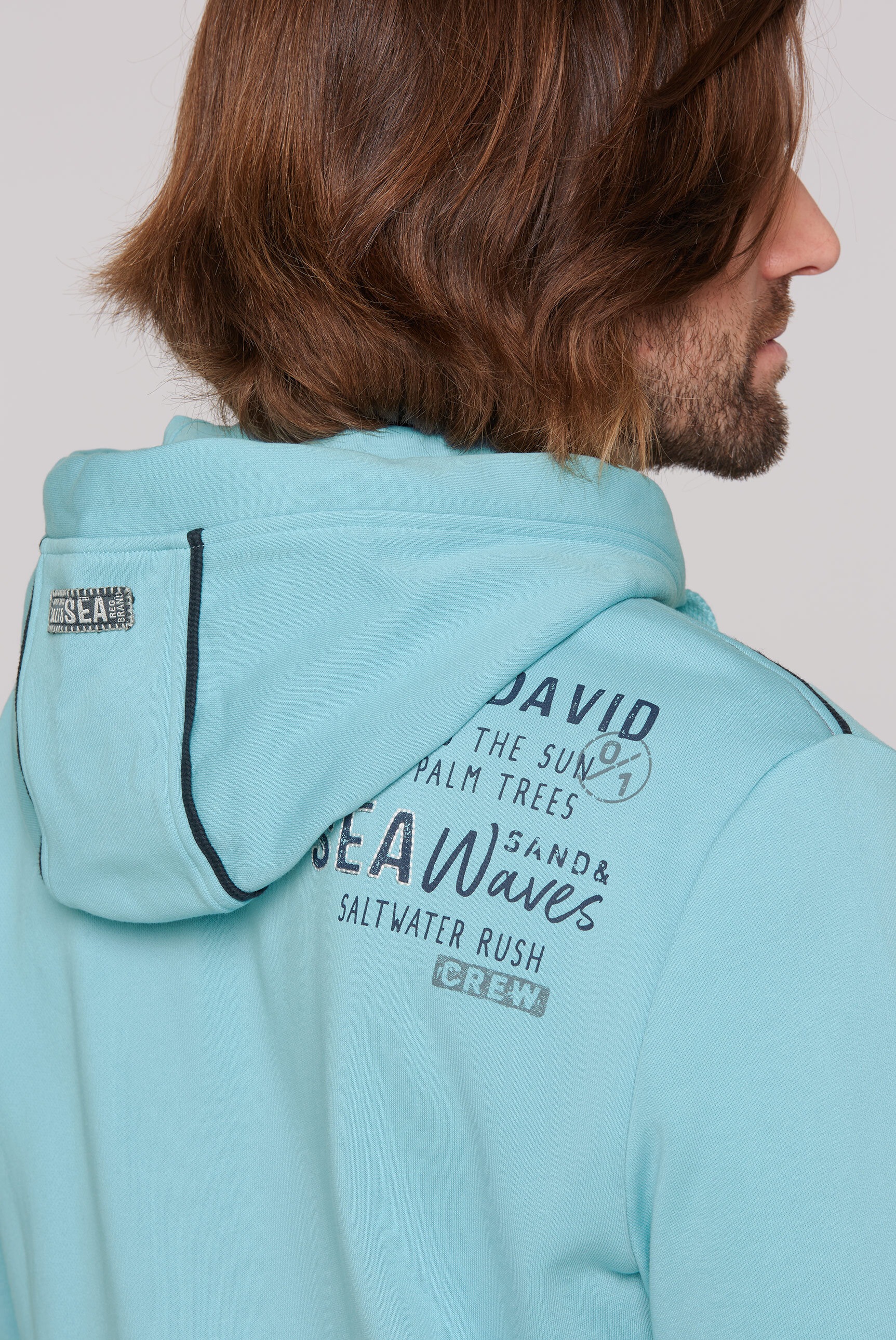 CAMP DAVID Kapuzensweatjacke, mit Baumwolle