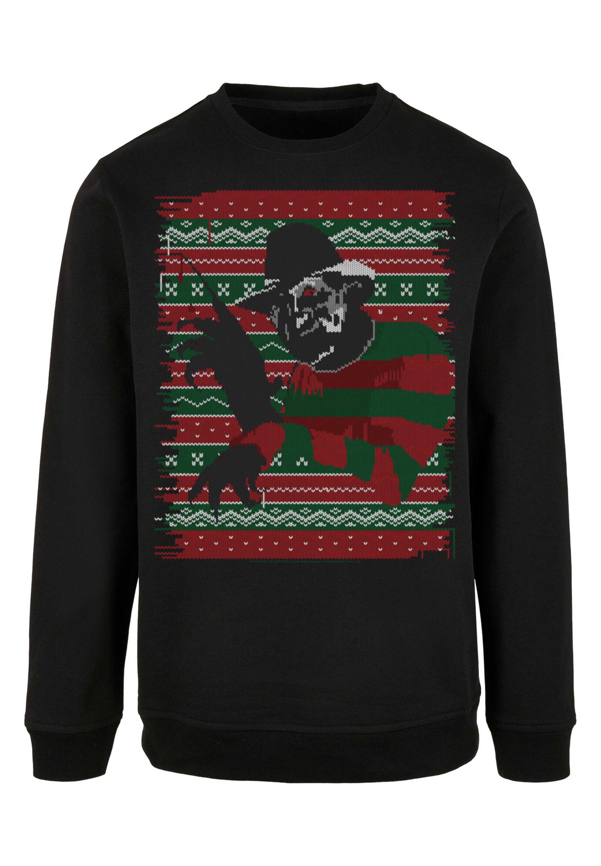 F4NT4STIC Kapuzenpullover »Nightmare On Elm Street Christmas Fair Isle«, Print