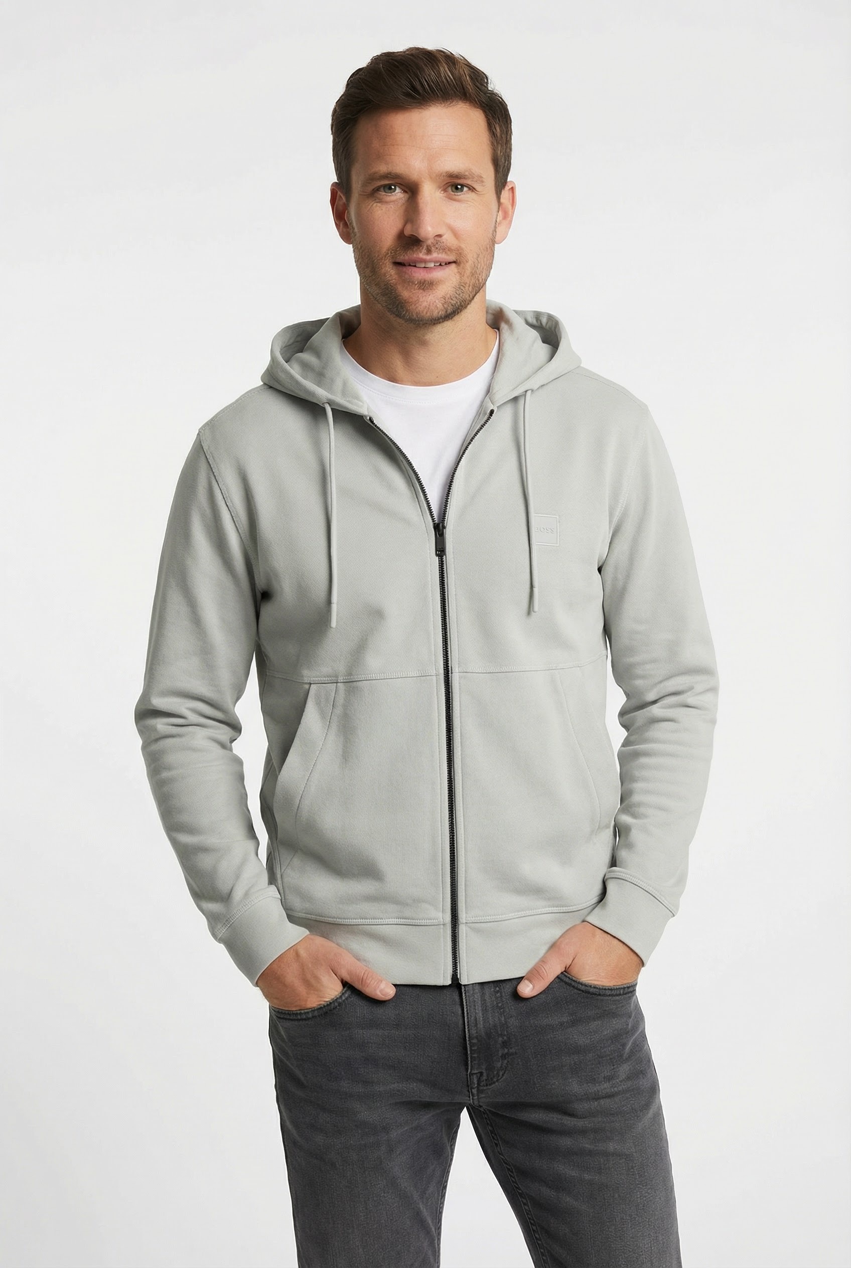 BOSS ORANGE Kapuzensweatjacke "Zetalky" mit Kängurutasche günstig online kaufen