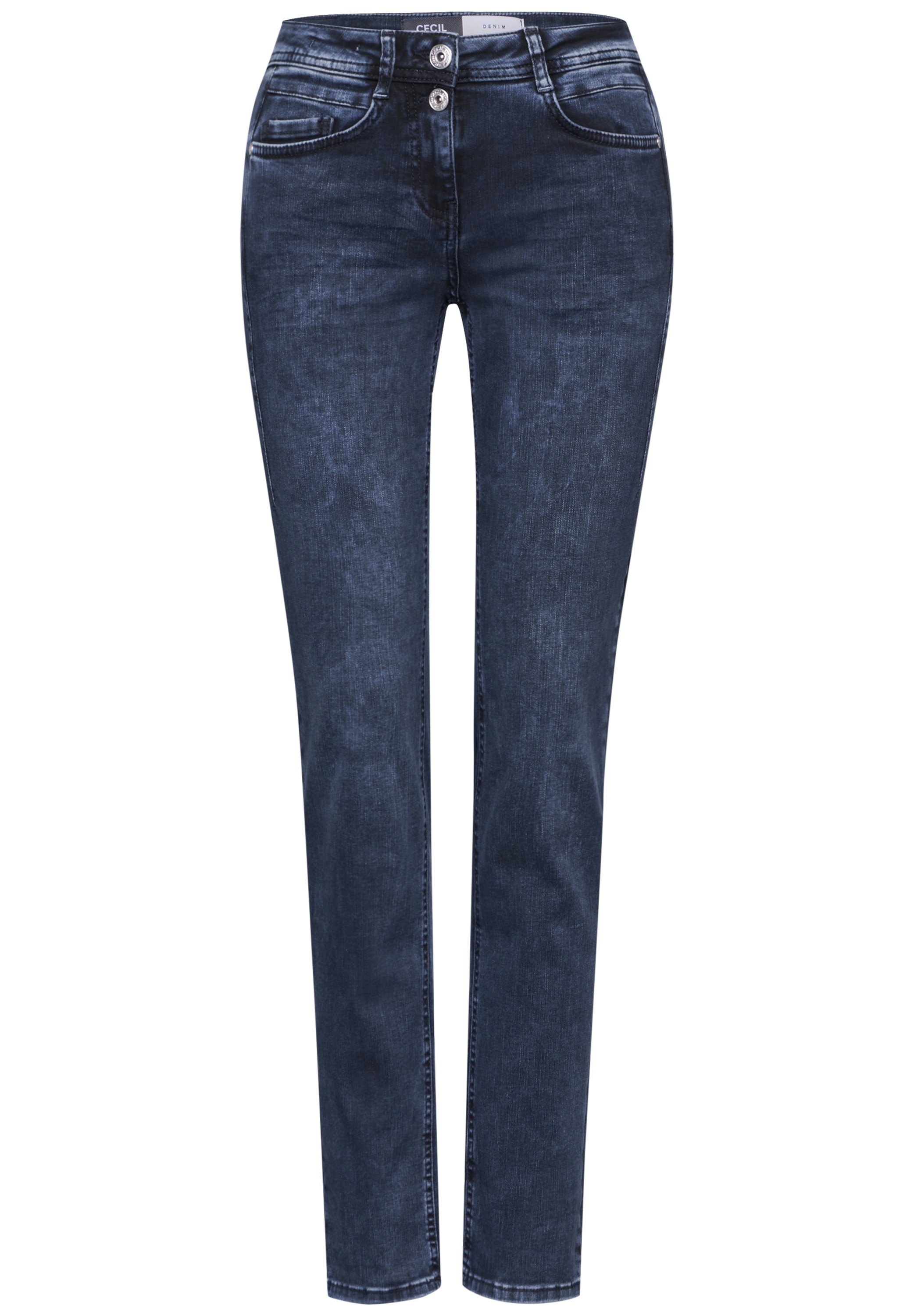 Cecil Straight-Jeans, 5-Pocket-Style