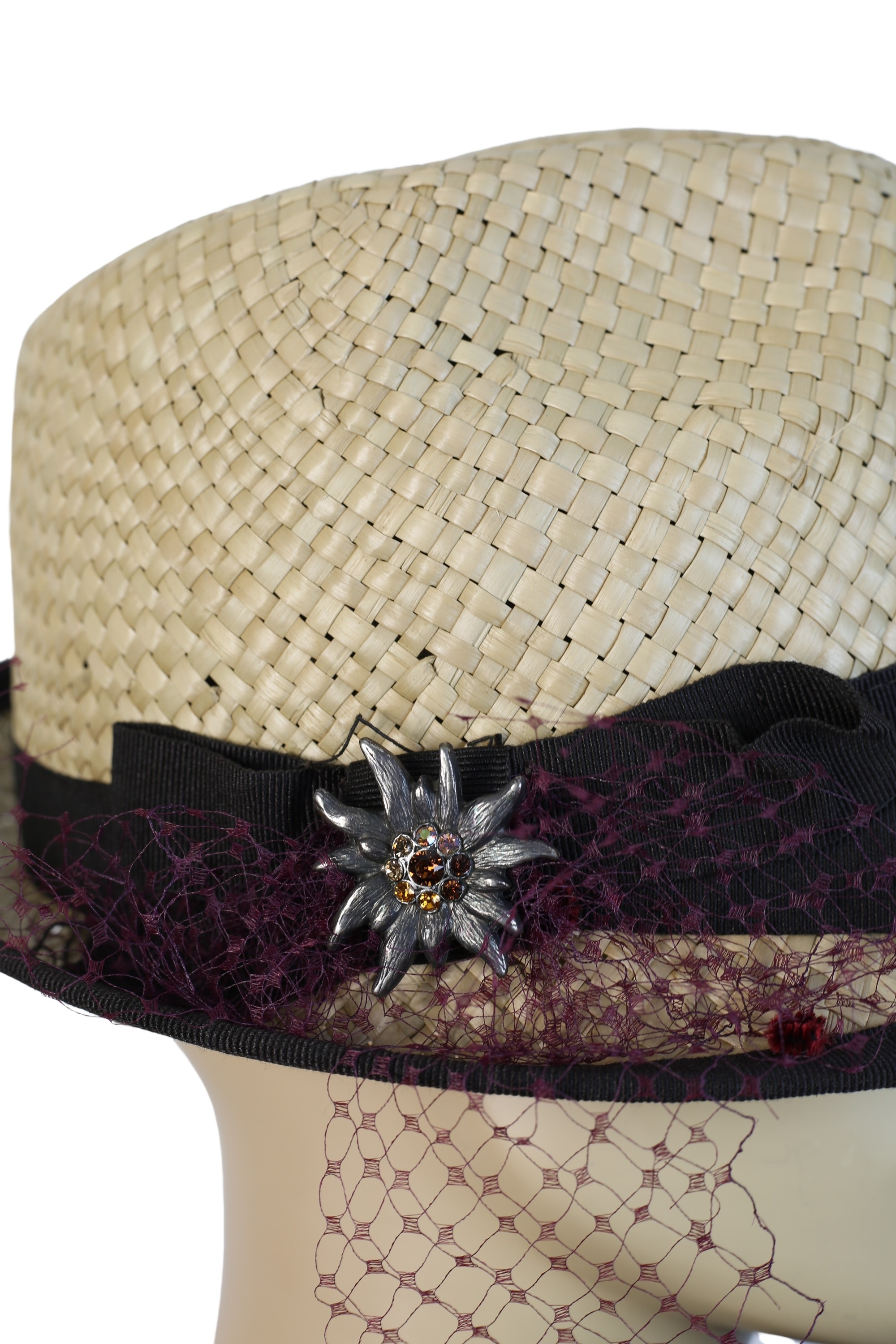 Allgäu Rebell Trachtenhut "München" 1 Stk. tlg. aus Bast, Made in Italy günstig online kaufen