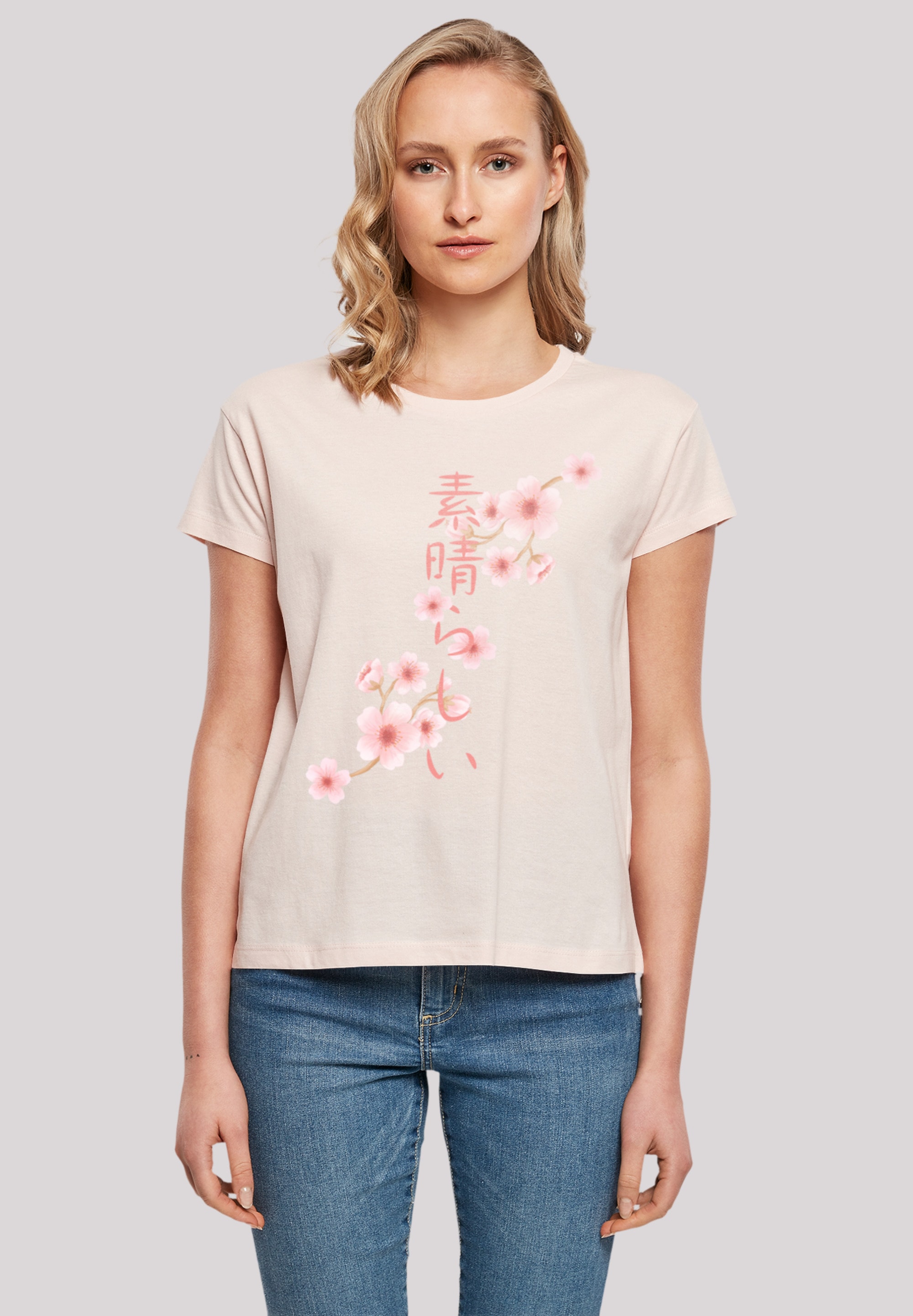 F4NT4STIC T-Shirt »Kirschblüten«, Print