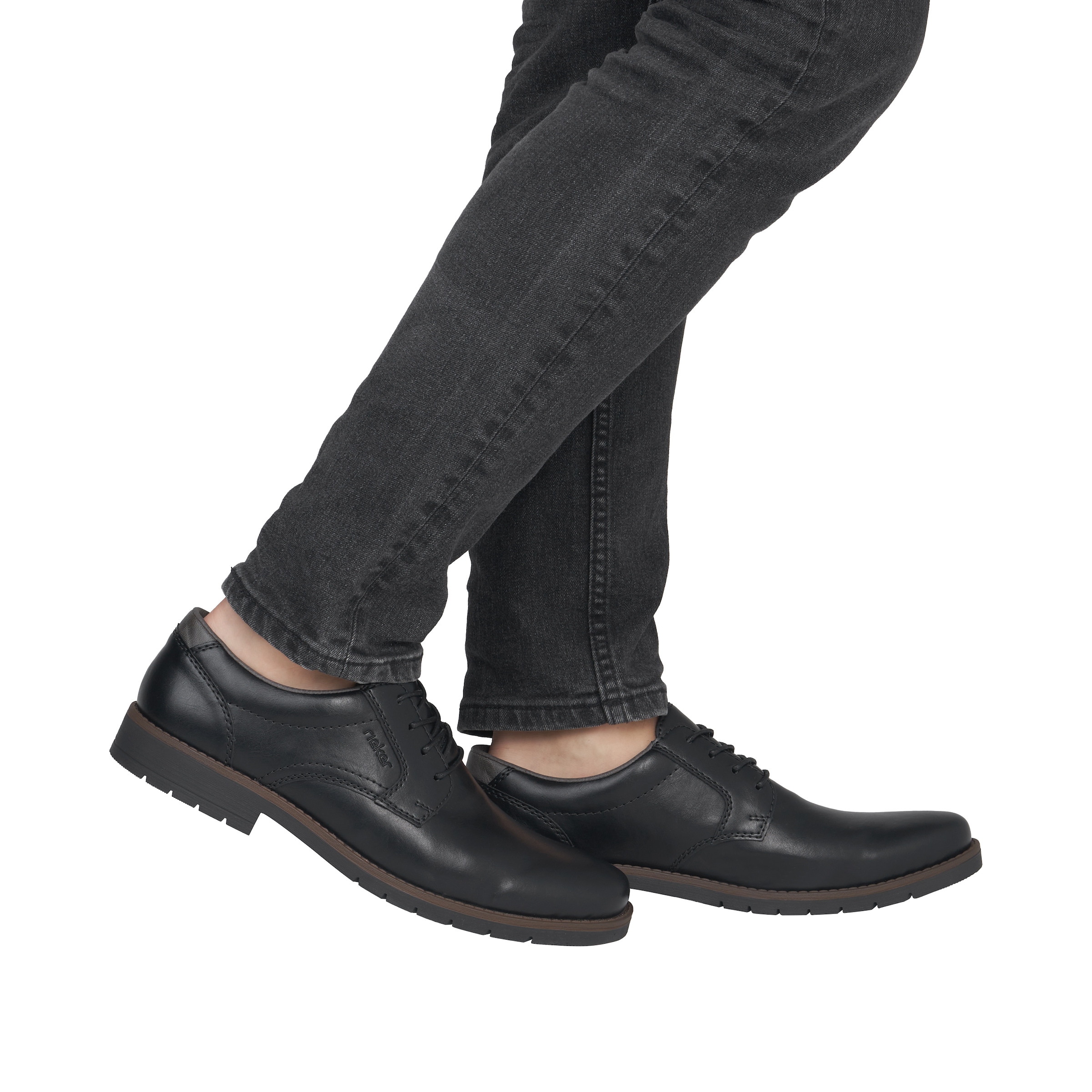 Rieker Schnürschuh  Halbschuh, Business-Schnürer, Anzugschuh mit Blockabsatz