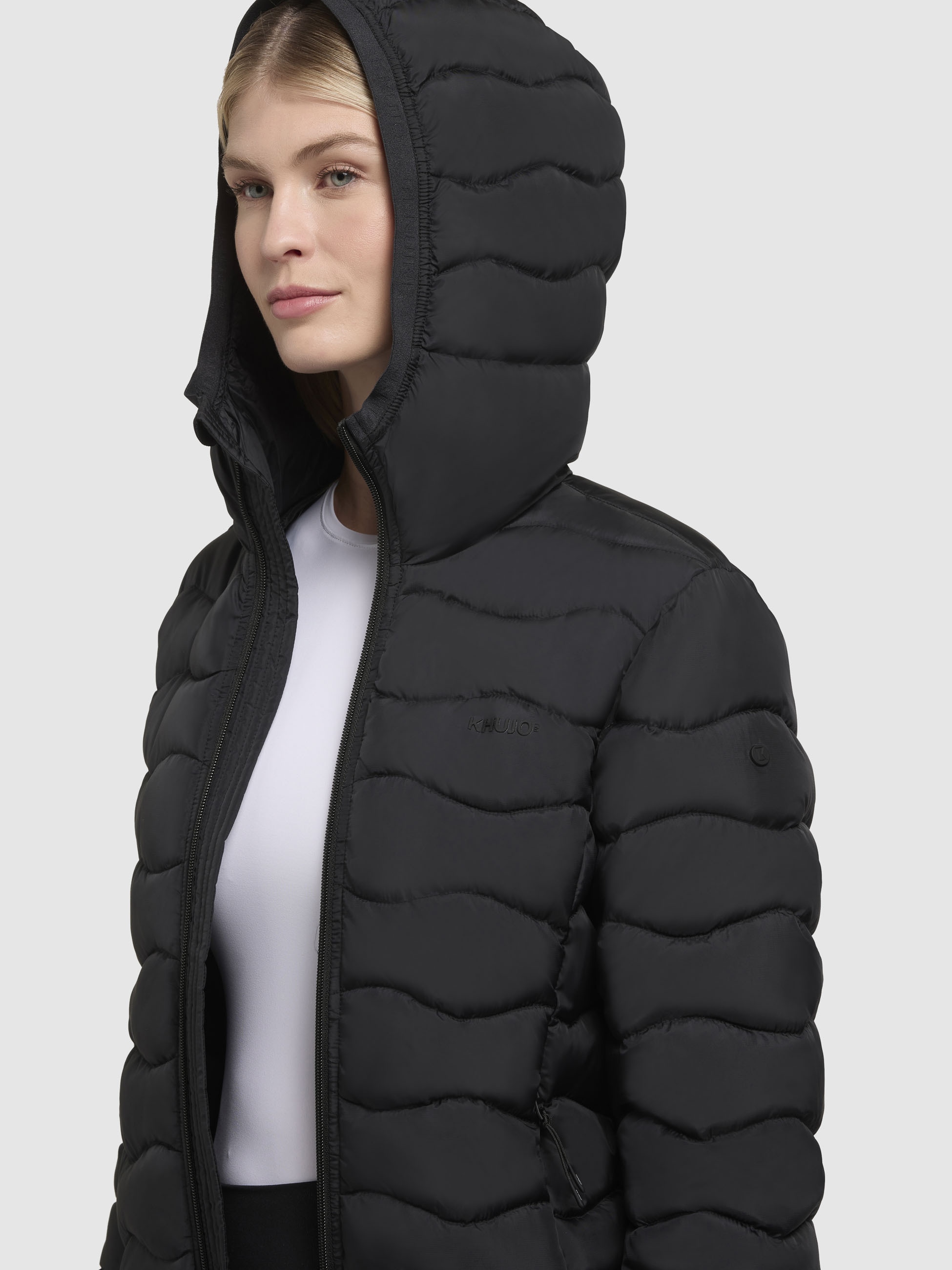 khujo Steppjacke »NARGO«, mit Kapuze