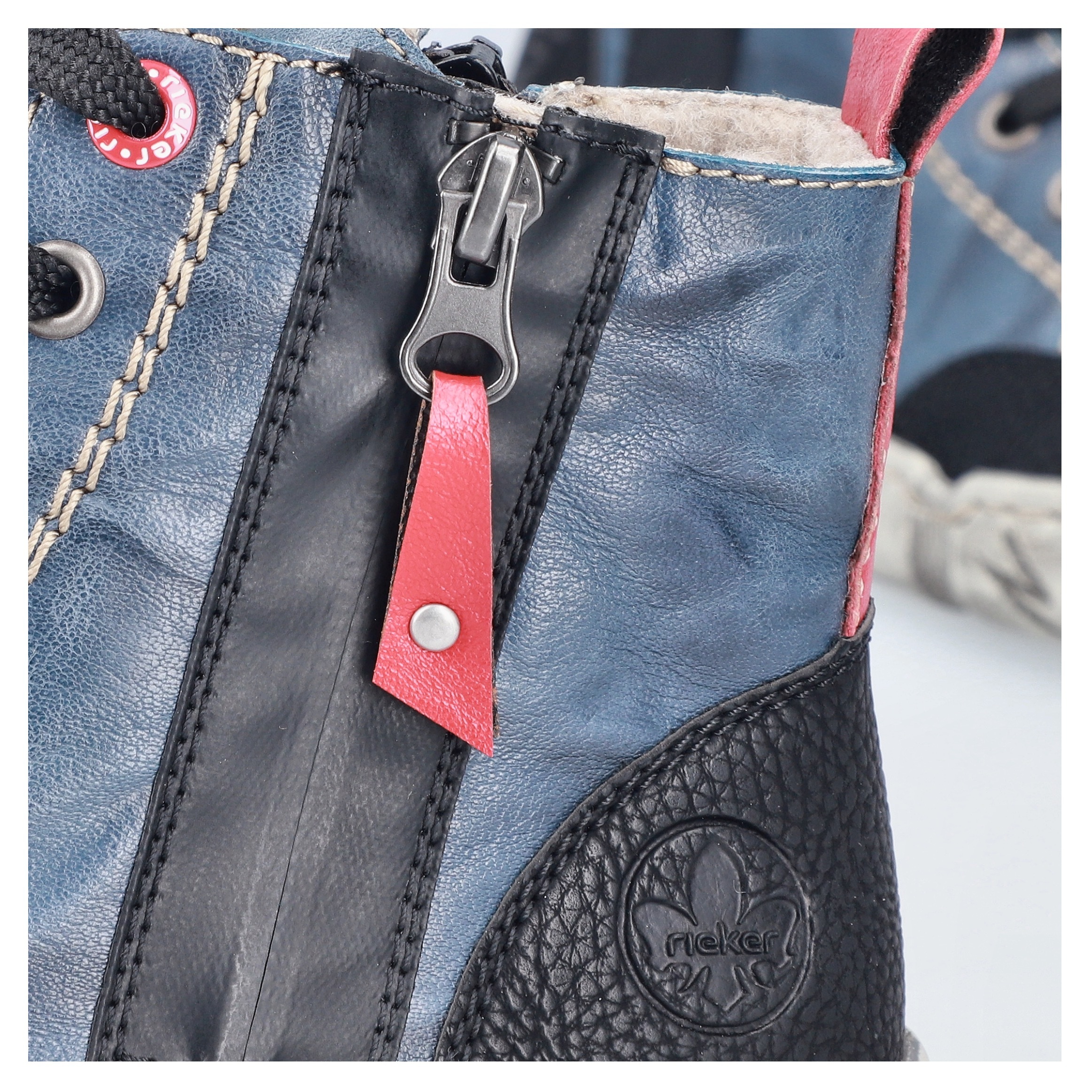 Thumbnail - Rieker Winterboots Schnürboots, High Top Sneaker, Stiefelette, mit Anziehlasche