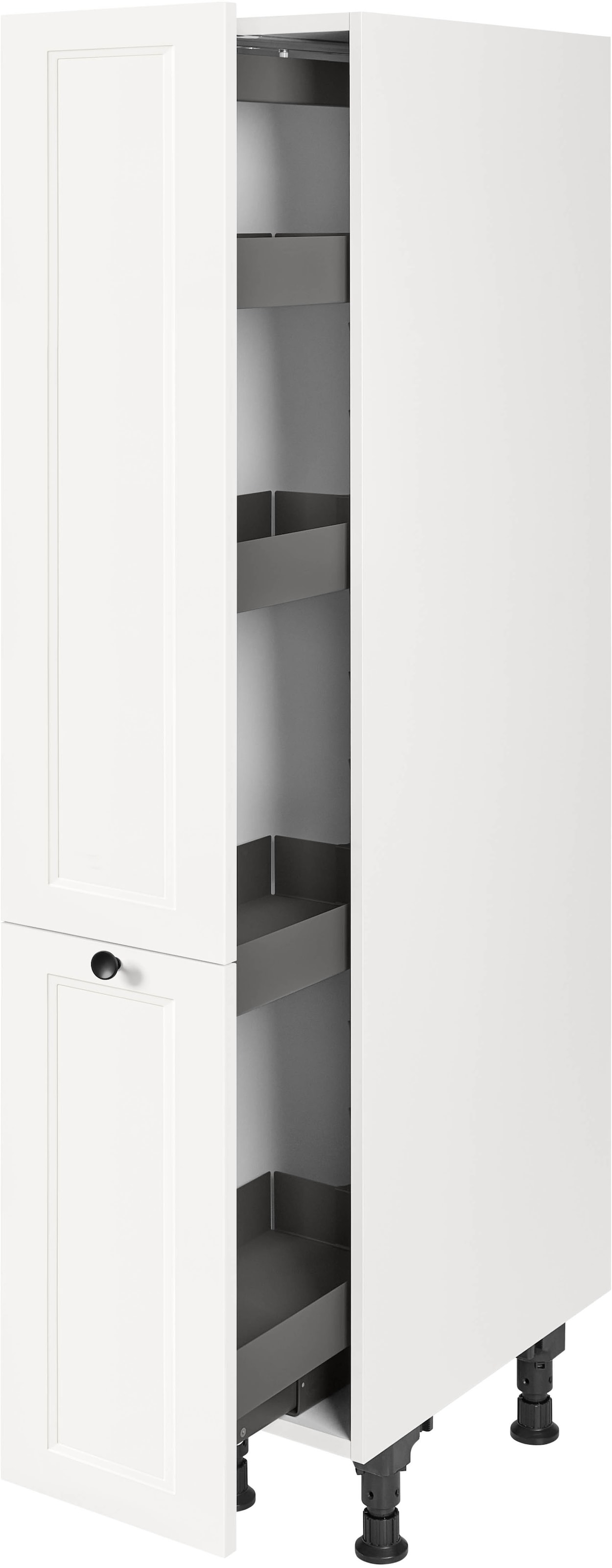 nobilia® Apothekerschrank »"Cascada", mit 4 Einhängekörben, Breite 30 cm, Höhe 167,8 cm,«, vormontiert, Ein- und Auszugsdämpfung SoftStoppPro