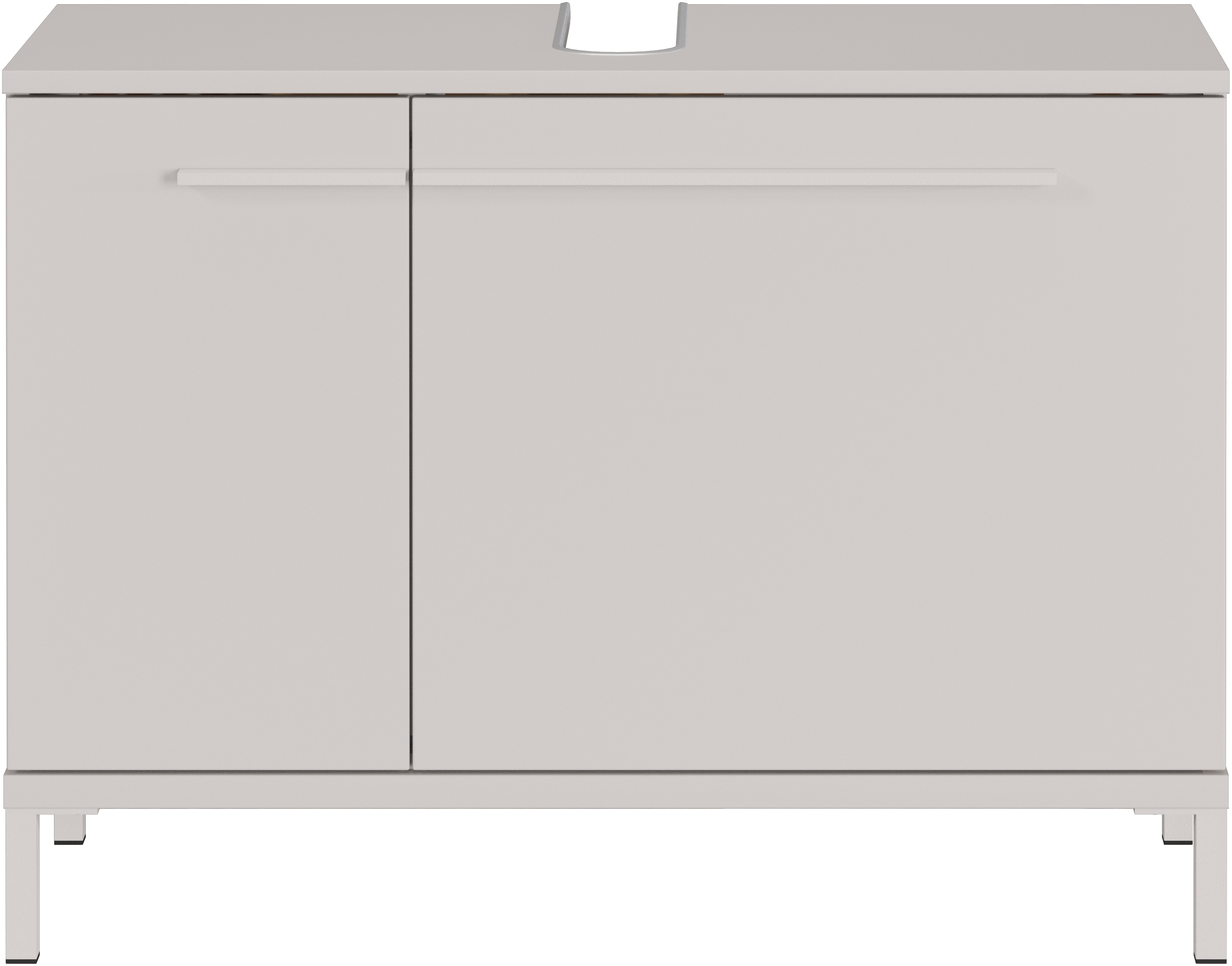 GERMANIA Waschbeckenunterschrank "Waschbeckenunterschrank" 1 Stk. tlg. Waschbeckenunterschrank mit Siphonausschnitt