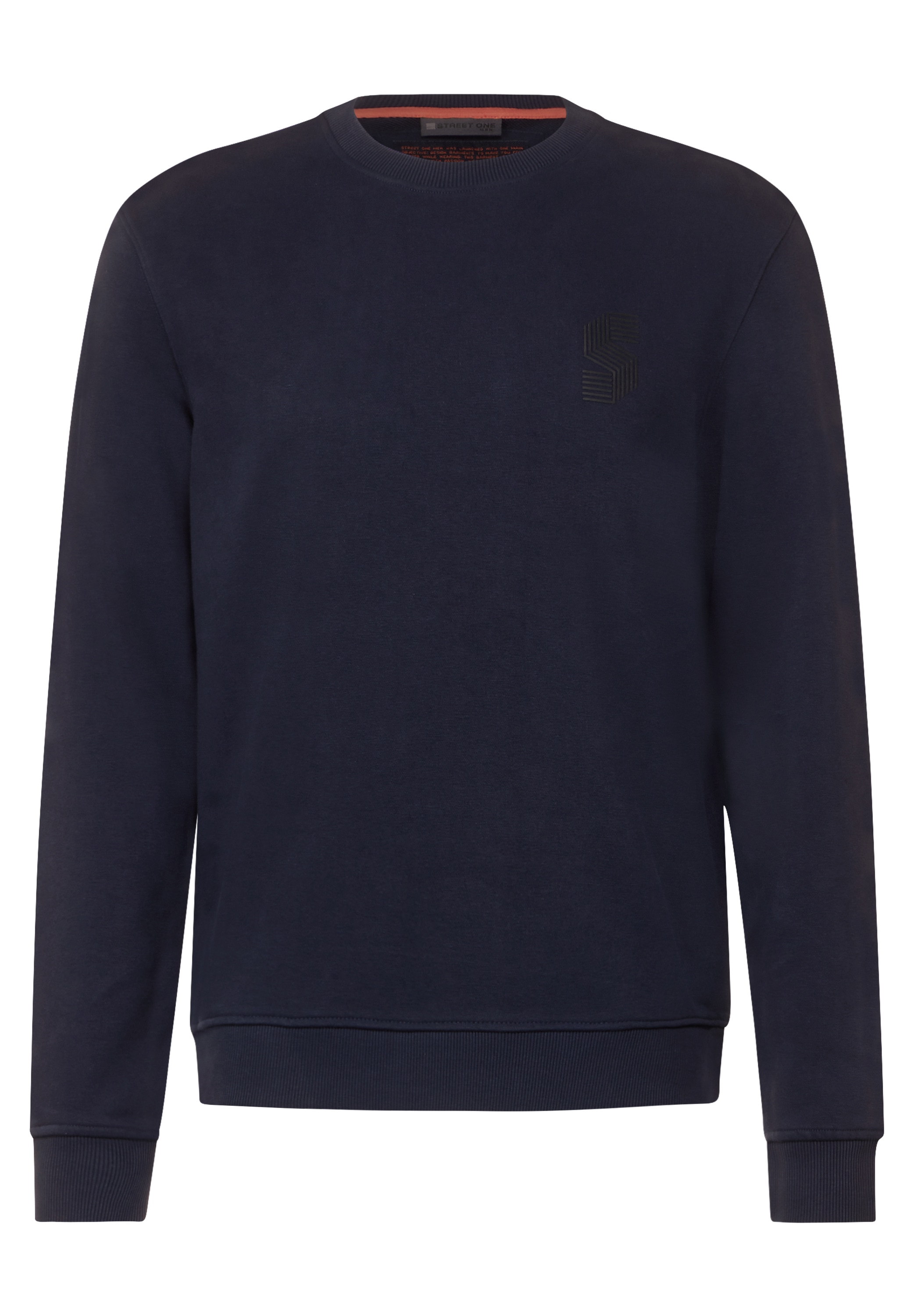 STREET ONE MEN Sweatshirt, mit Rundhalsausschnitt