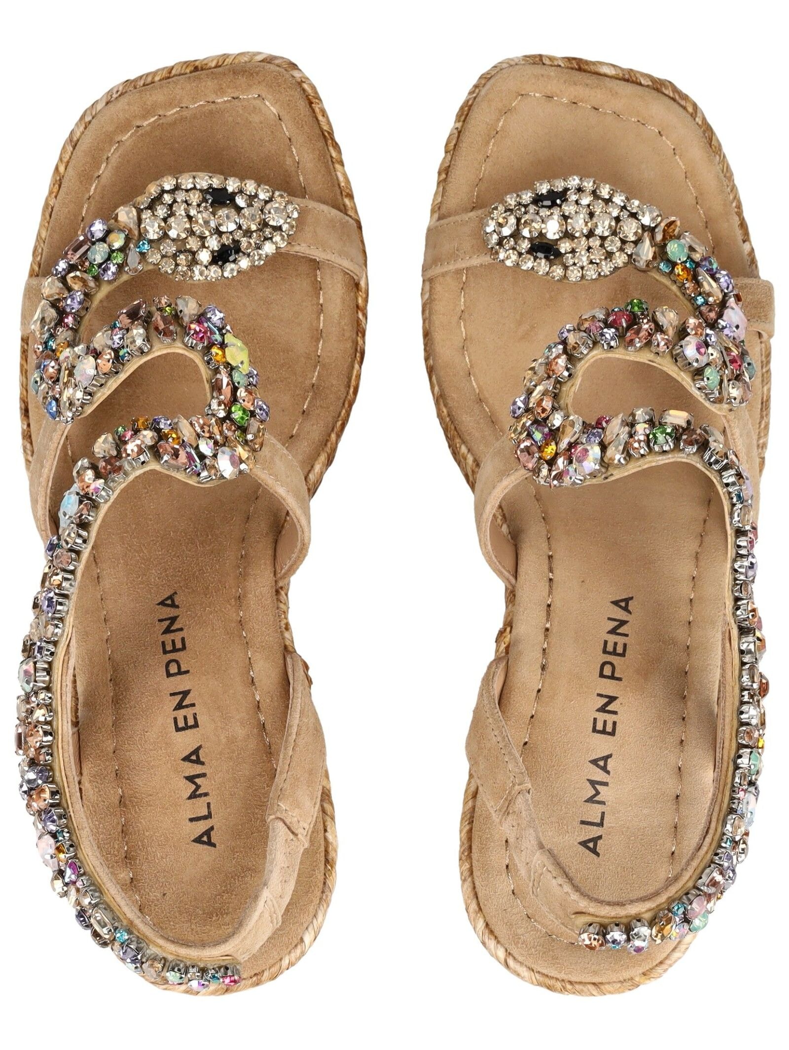 Alma en Pena Keilsandalette »ALMA EN PENA Sandalen Veloursleder/Textil«