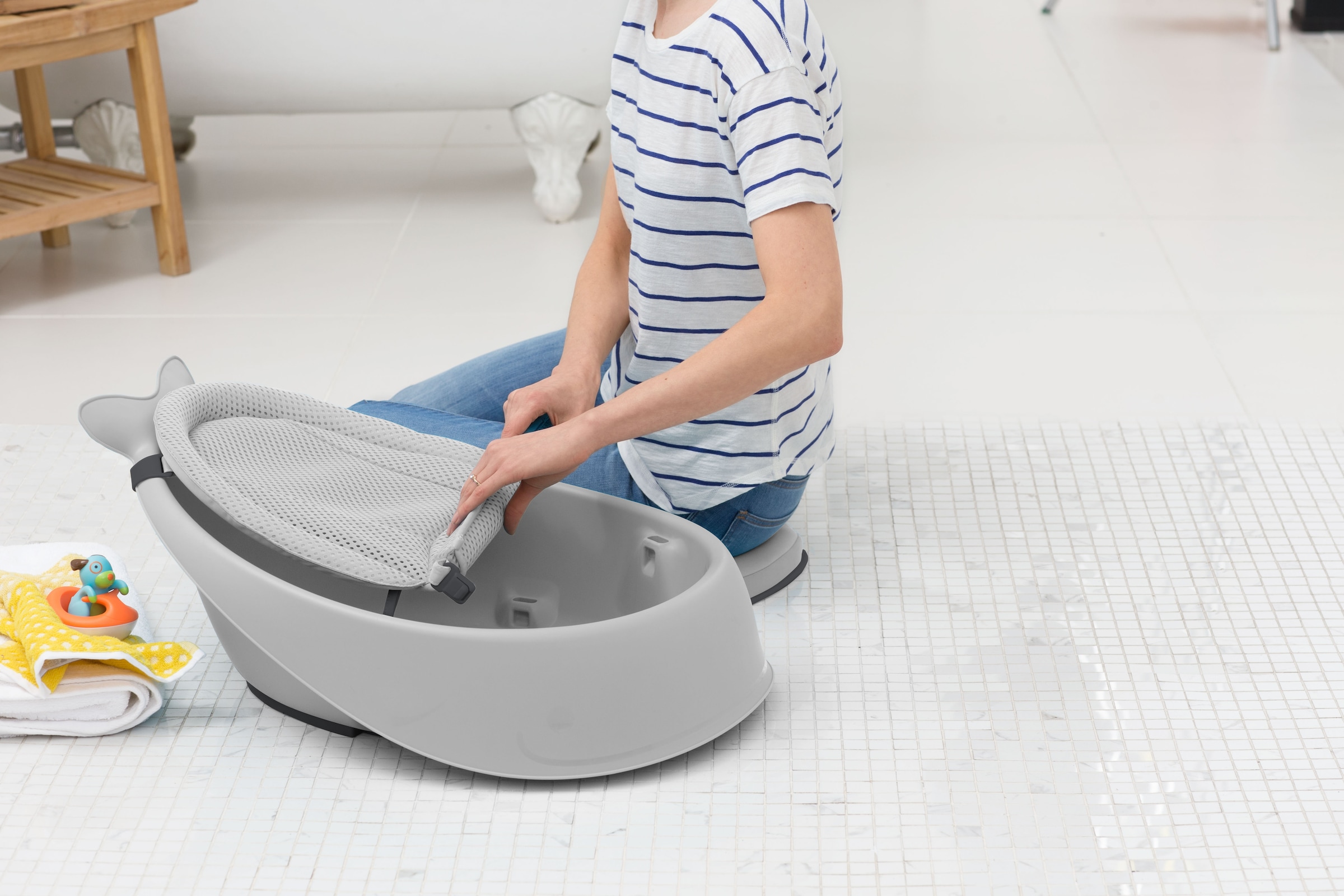 Skip Hop Babybadewanne »Moby, grau«