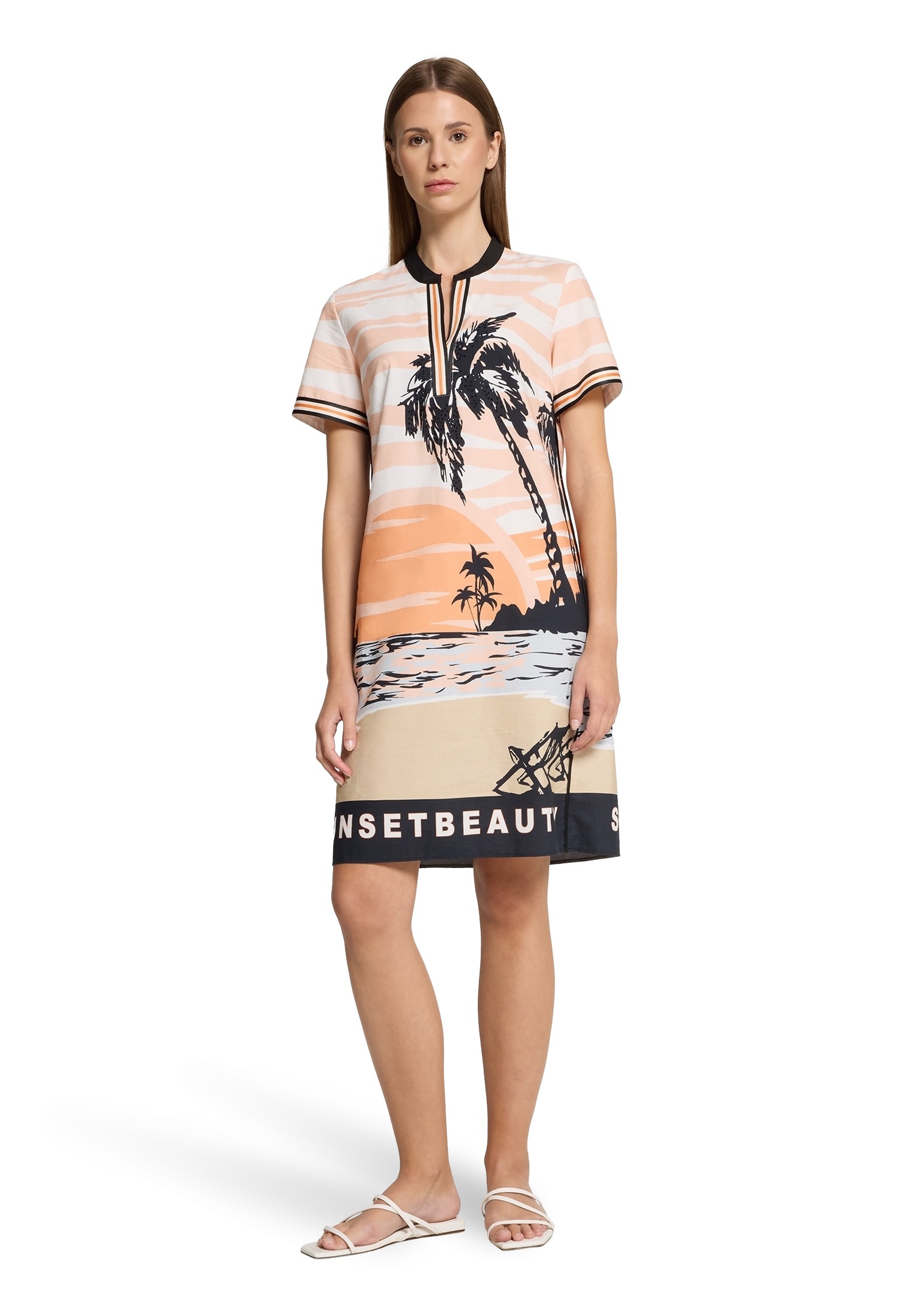 Betty Barclay Hemdblusenkleid »Betty Barclay Damen Sommerkleid Hemdblusenkleid mit Aufdruck«, Form