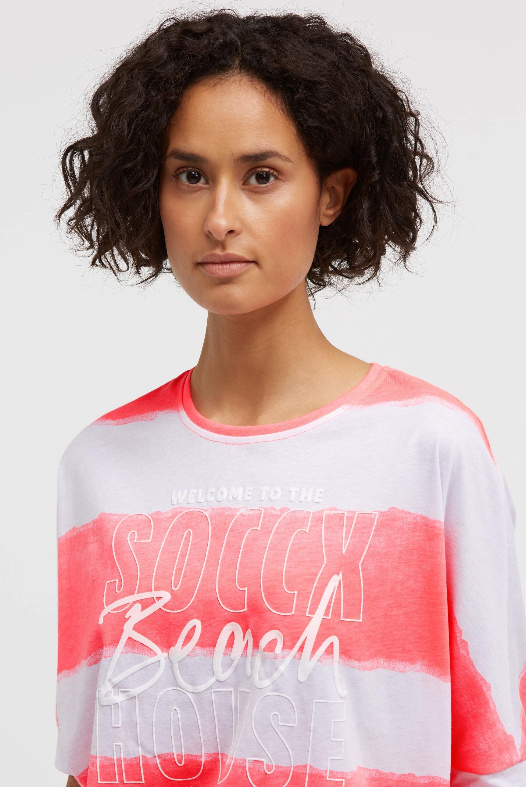 SOCCX Rundhalsshirt mit Baumwolle