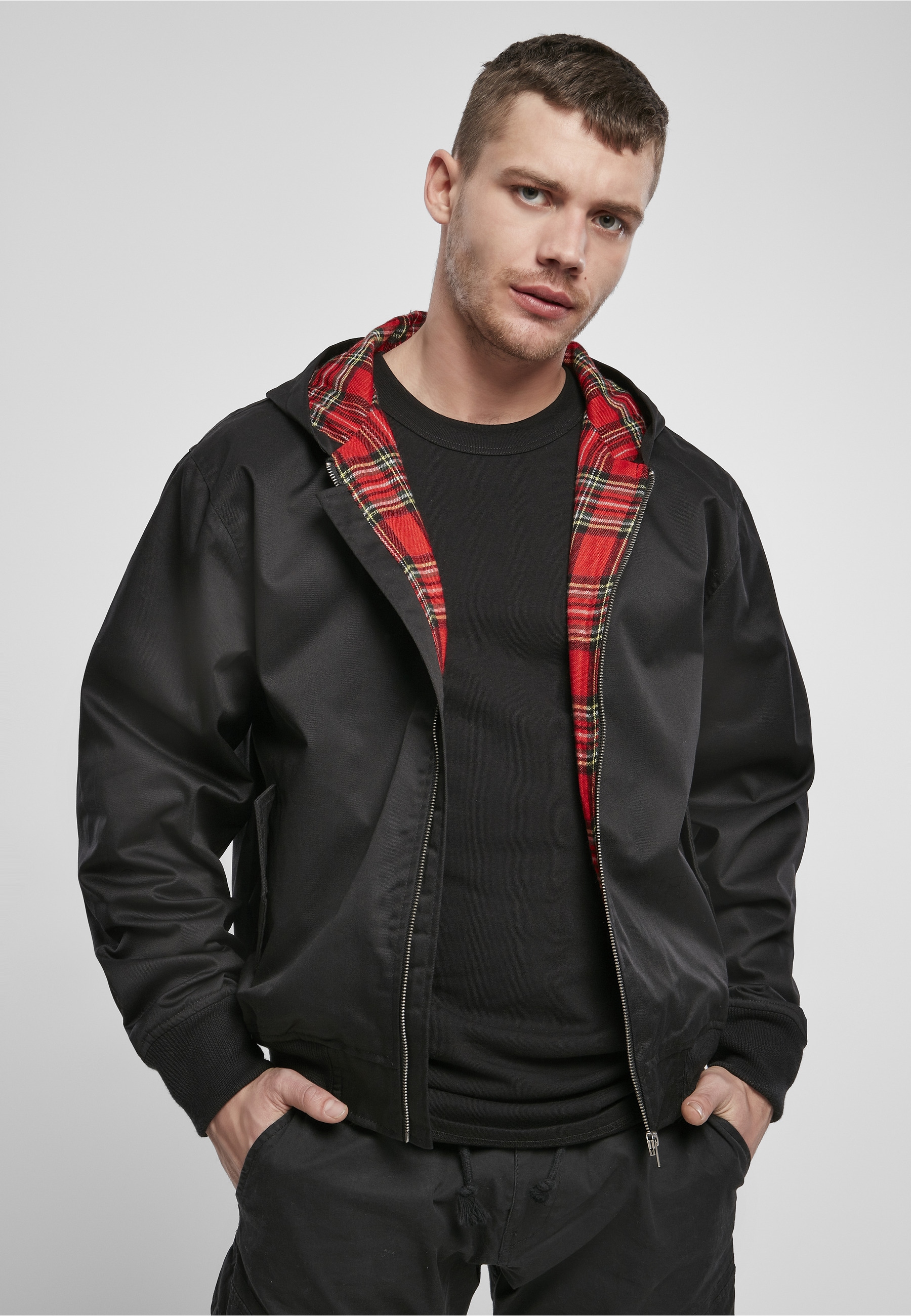 Brandit Allwetterjacke »Brandit Herren Hooded Lord Canterbury Jacket« 1 Stk. tlg. mit Kapuze