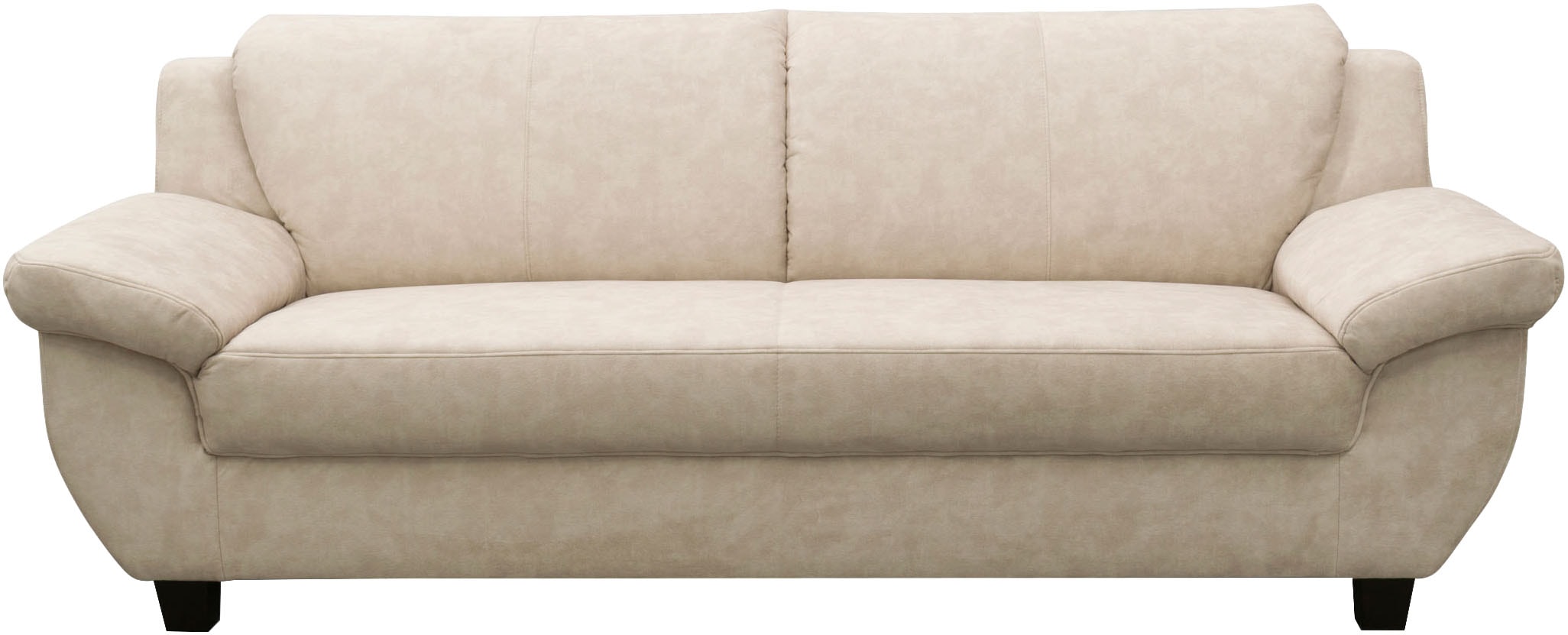 OTTO home 3-Sitzer »Sillkeborg 207 cm, formschönes Sofa mit dunklen Füßen« aus haustierfreundlichem Pet Friendly Bezug