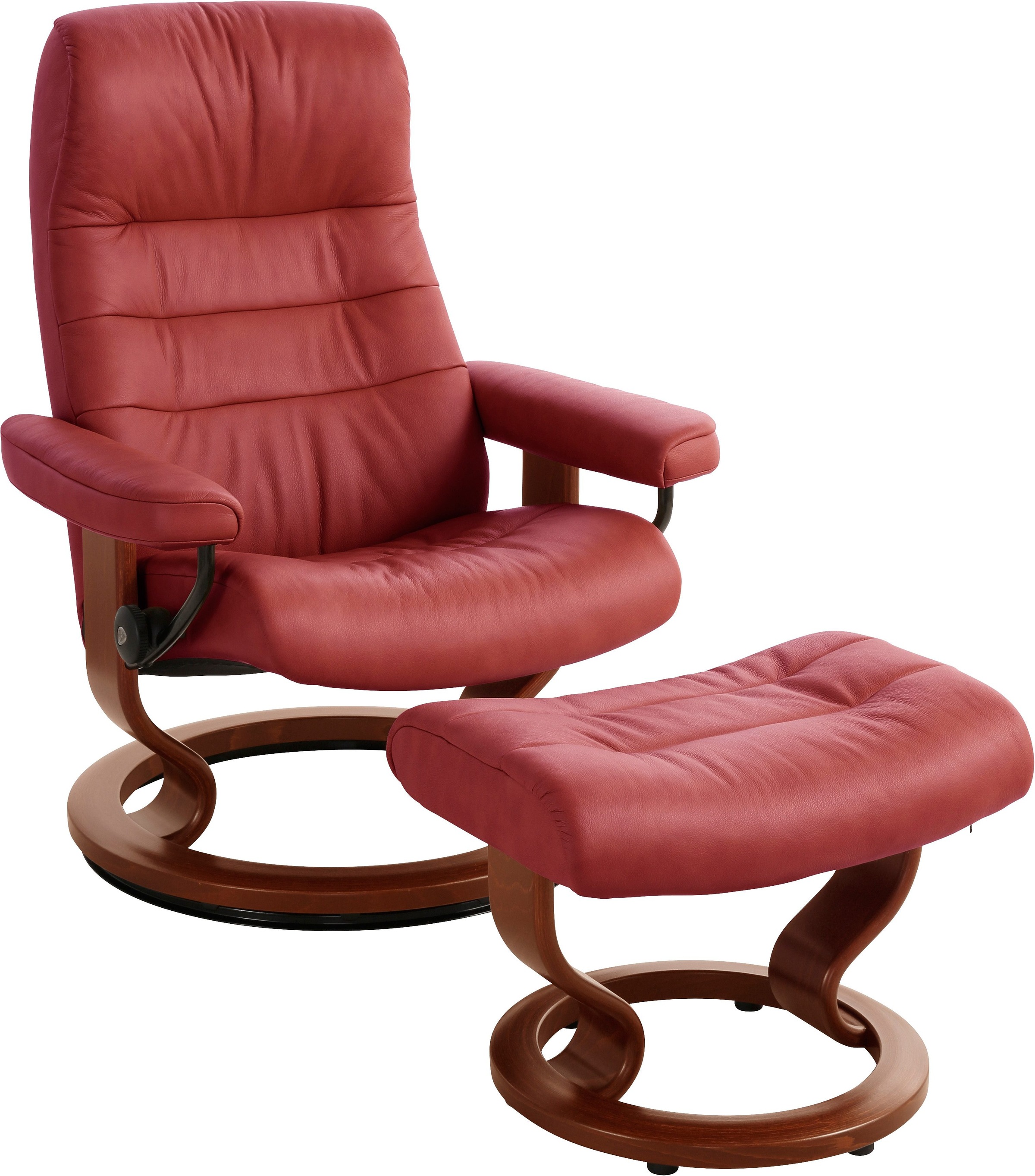 Stressless Relaxsessel "Opal", (Set, Relaxsessel mit Hocker), mit Hocker, mit Classic Base, Größe M, mit Schlaffunktion